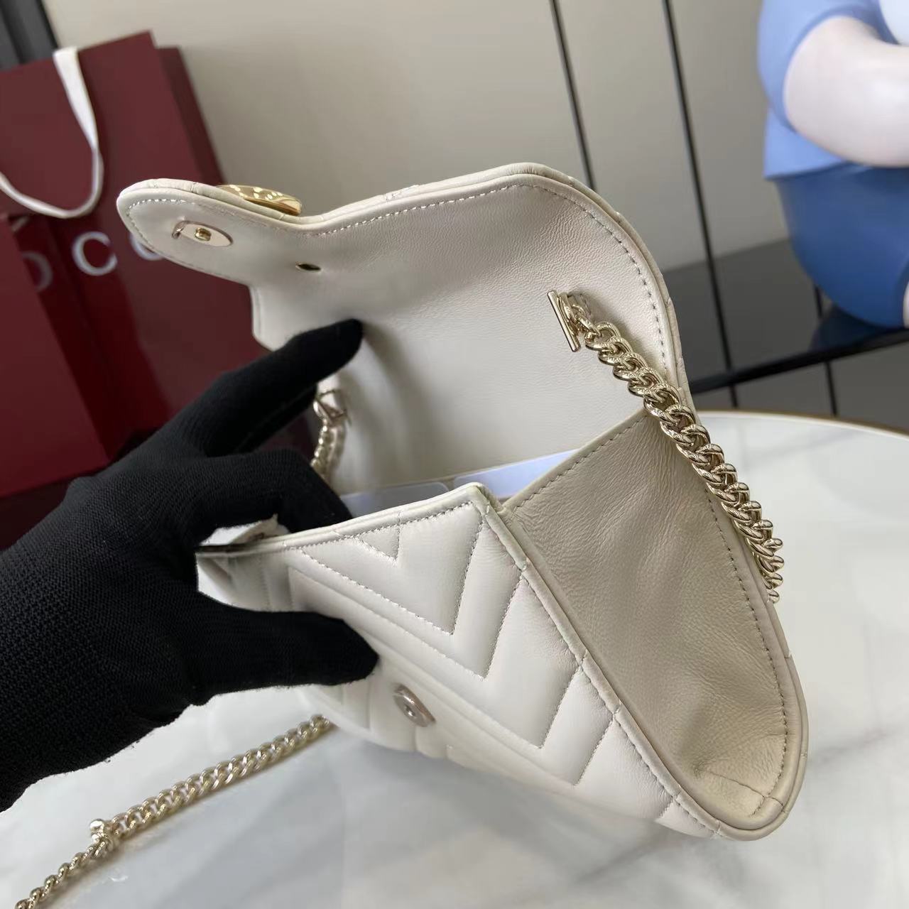 Gucci GG Marmont Wallet On Chain - DesignerGu