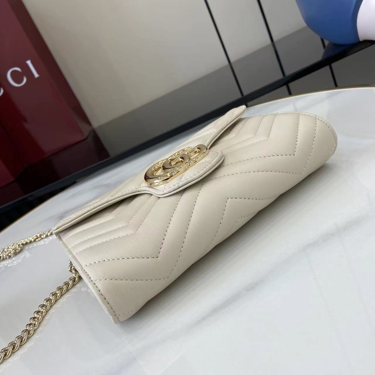 Gucci GG Marmont Wallet On Chain - DesignerGu