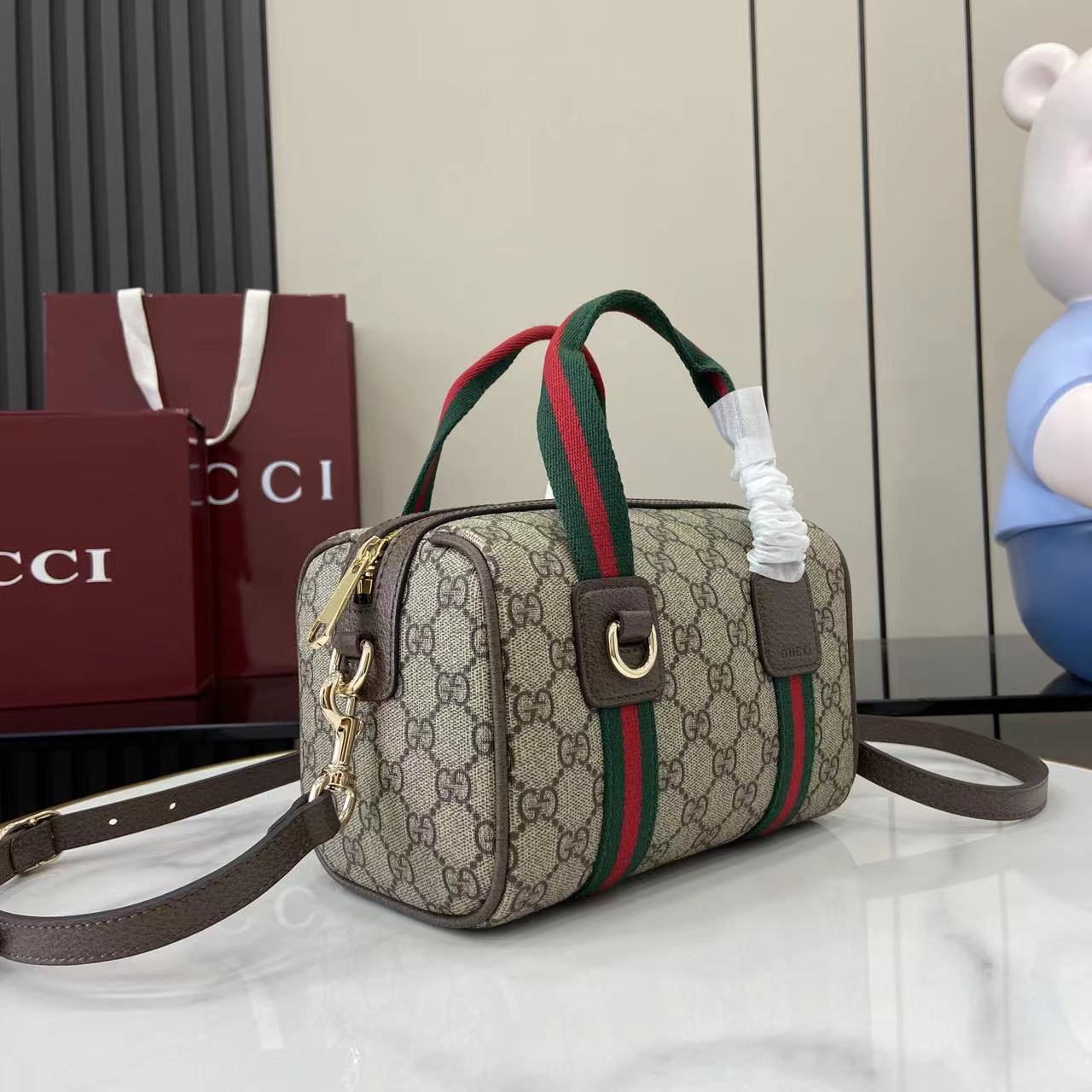 Gucci Mini GG Duffle Bag - DesignerGu