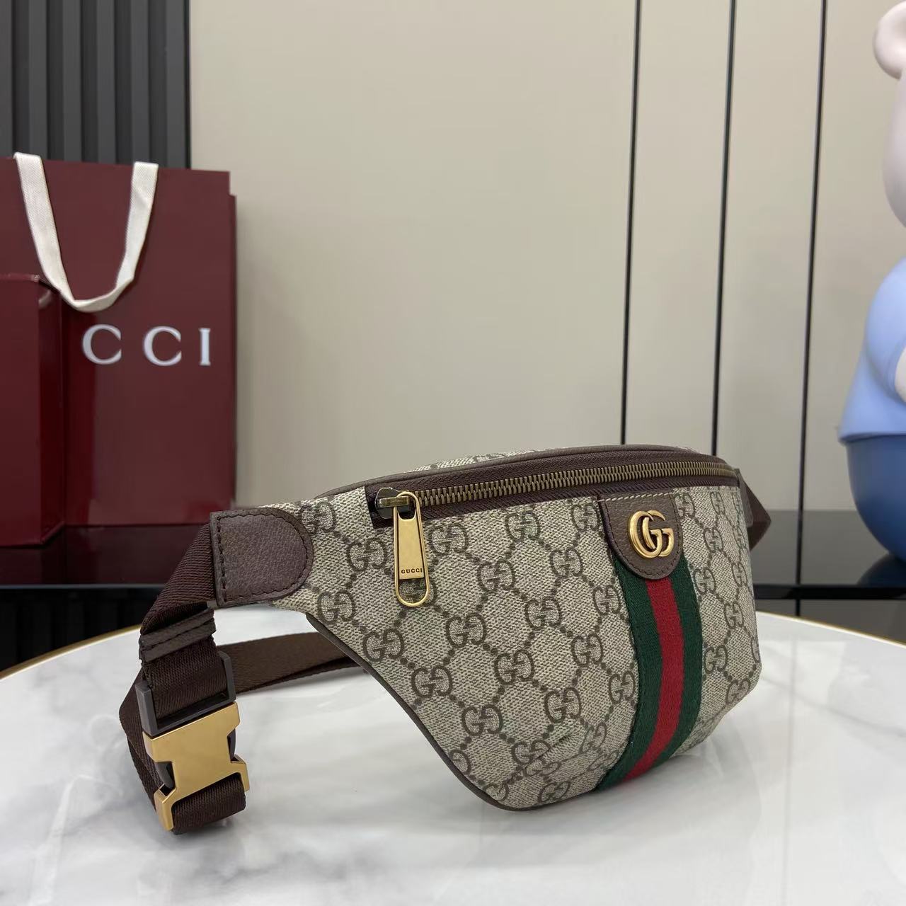 Gucci Ophidia Small Belt Bag - DesignerGu