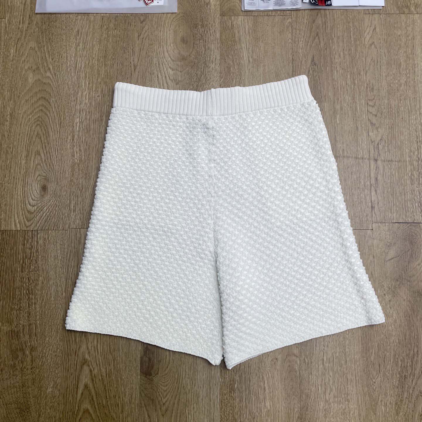 Casablanca Textured Cotton Drawstring Shorts   D0092 - DesignerGu