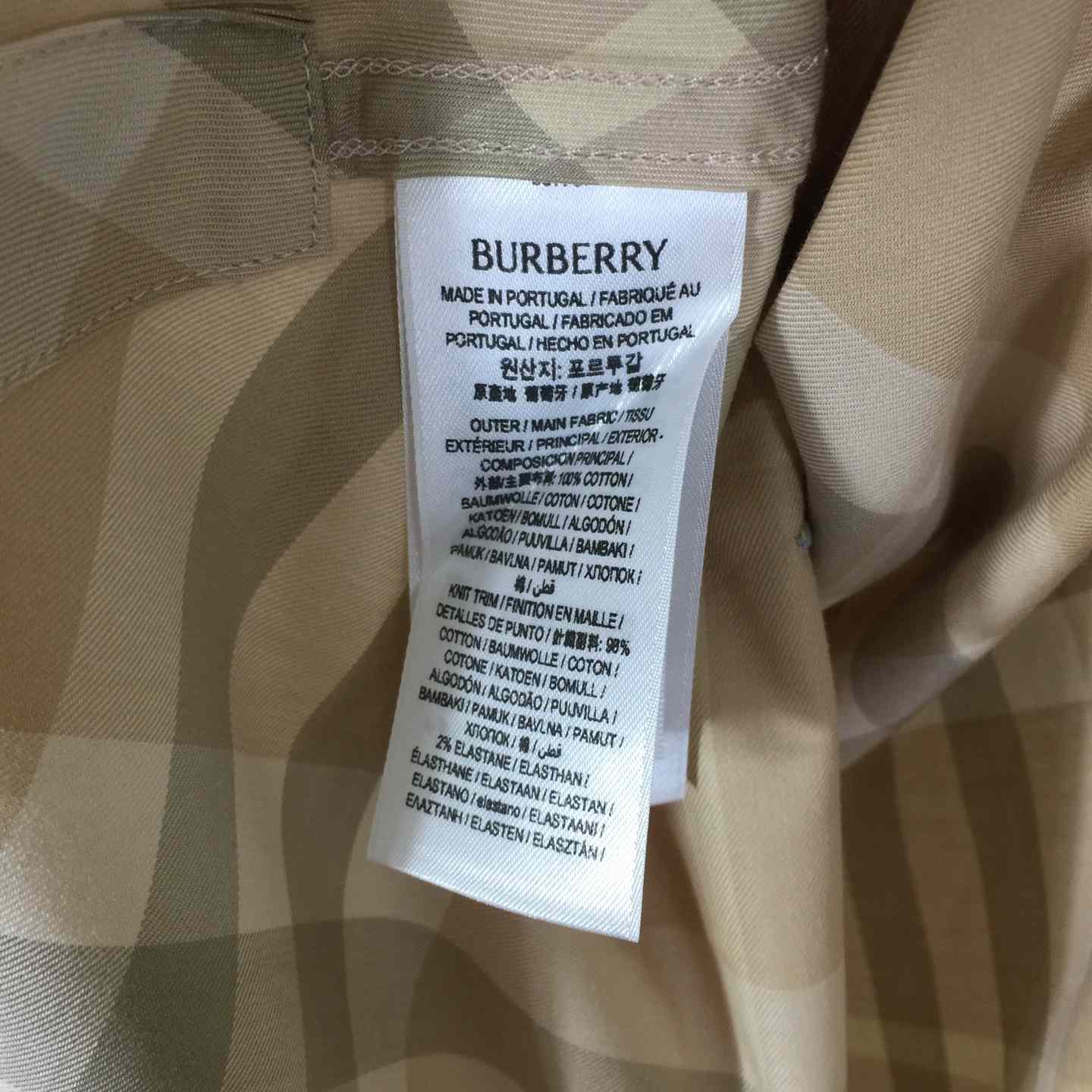 Burberry Men's Check cotton shirt - DesignerGu