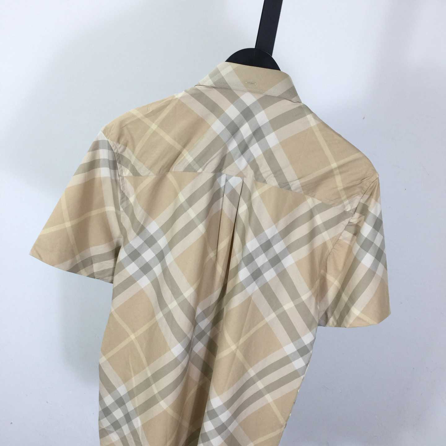 Burberry Men's Check cotton shirt - DesignerGu