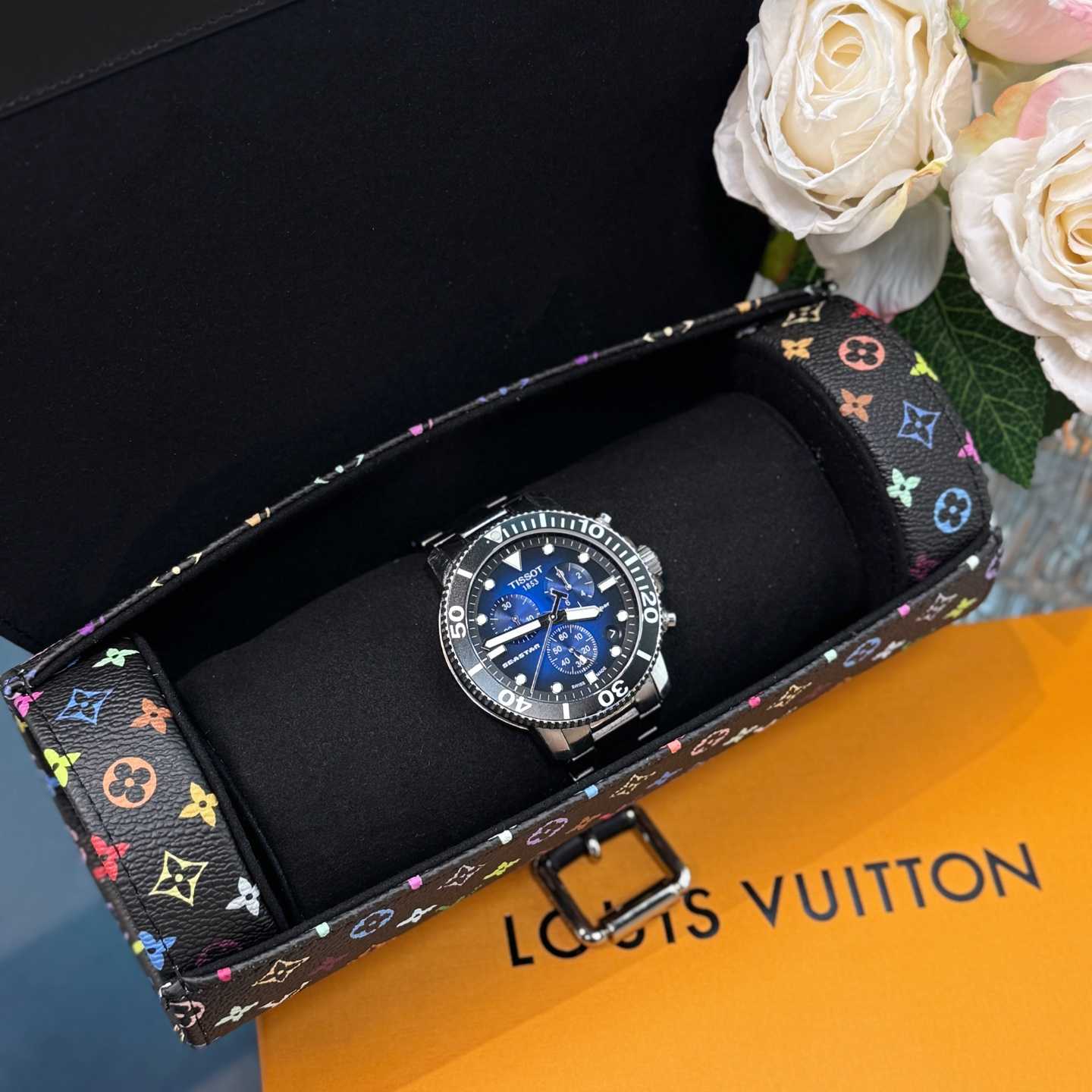 Louis Vuitton 3 Watch Case    - DesignerGu