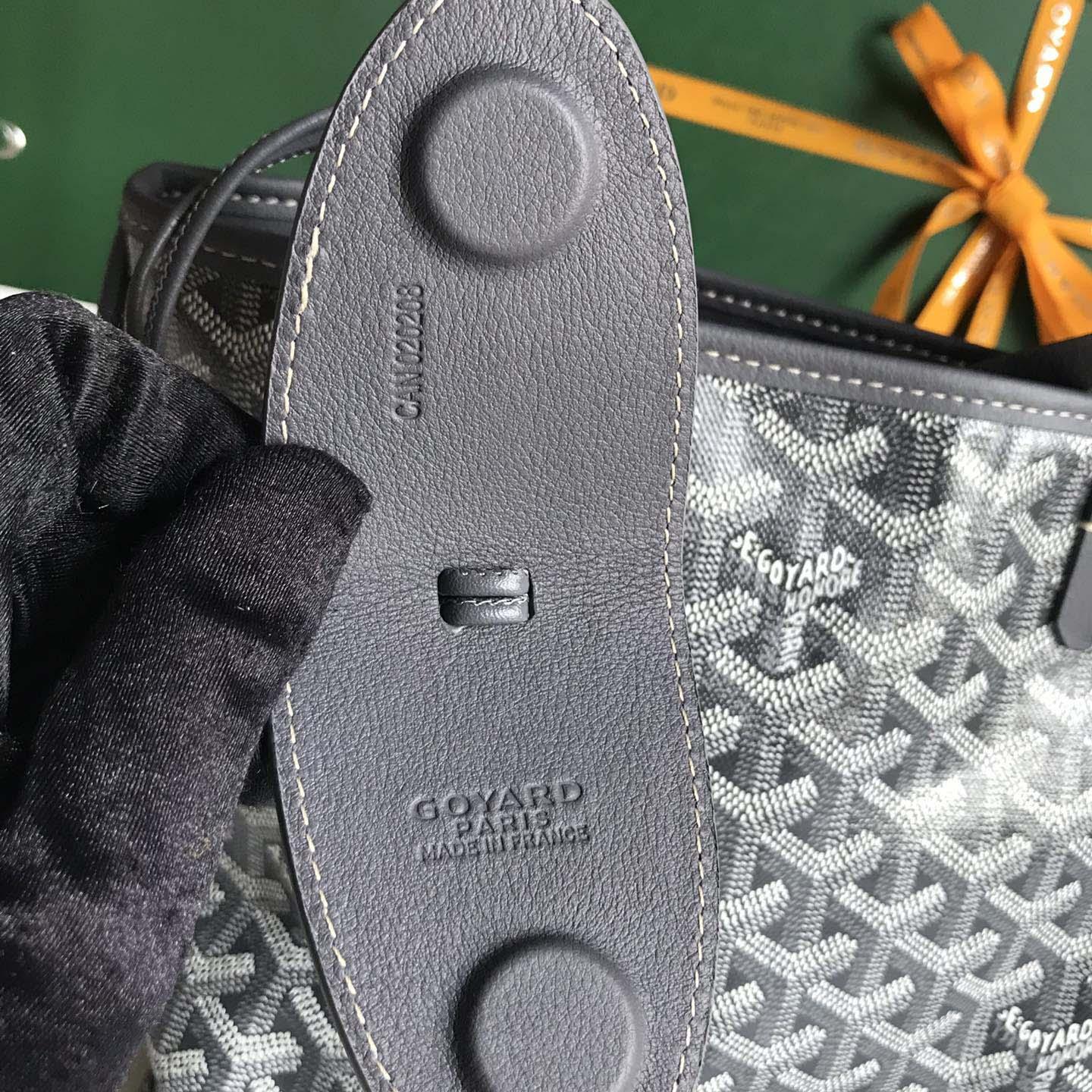 Goyard Goyardine Reversible Mini Anjou Grey （20*20*10cm） - DesignerGu