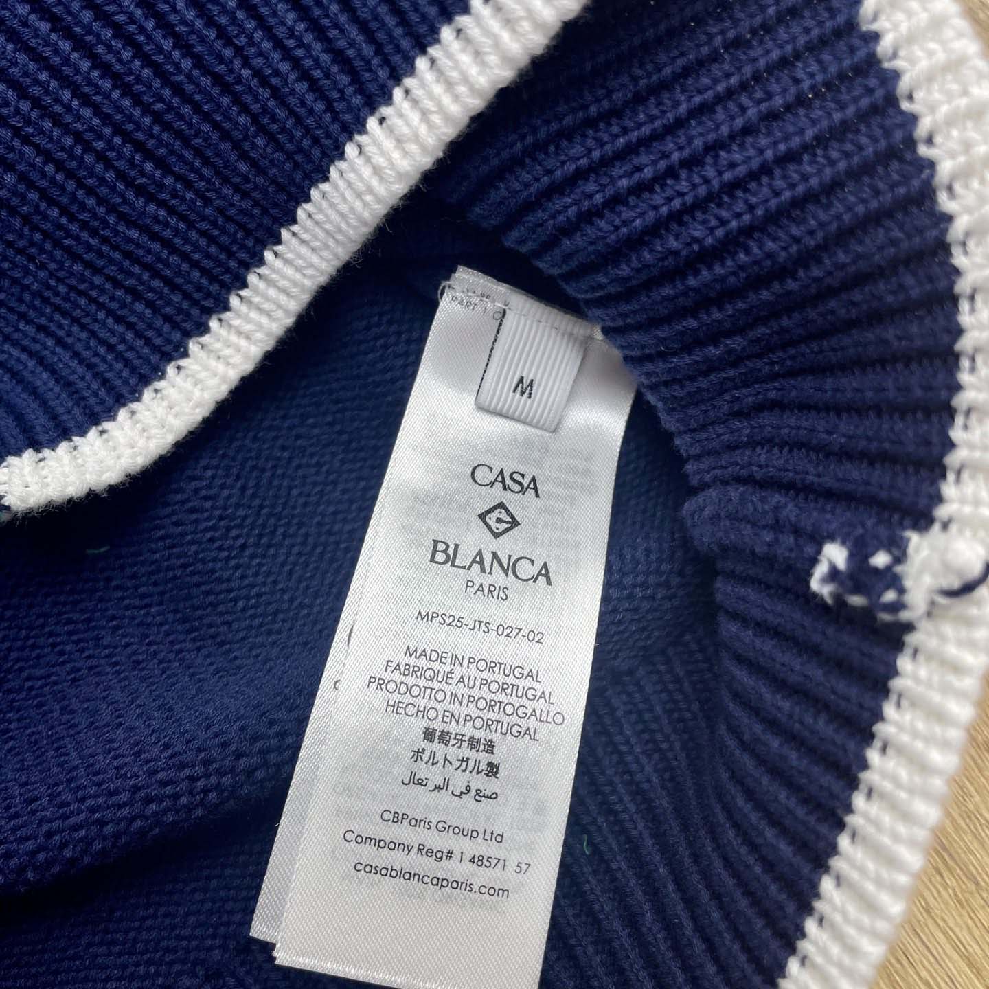 Casablanca Knit Tennis Track Jacket   D0095 - DesignerGu