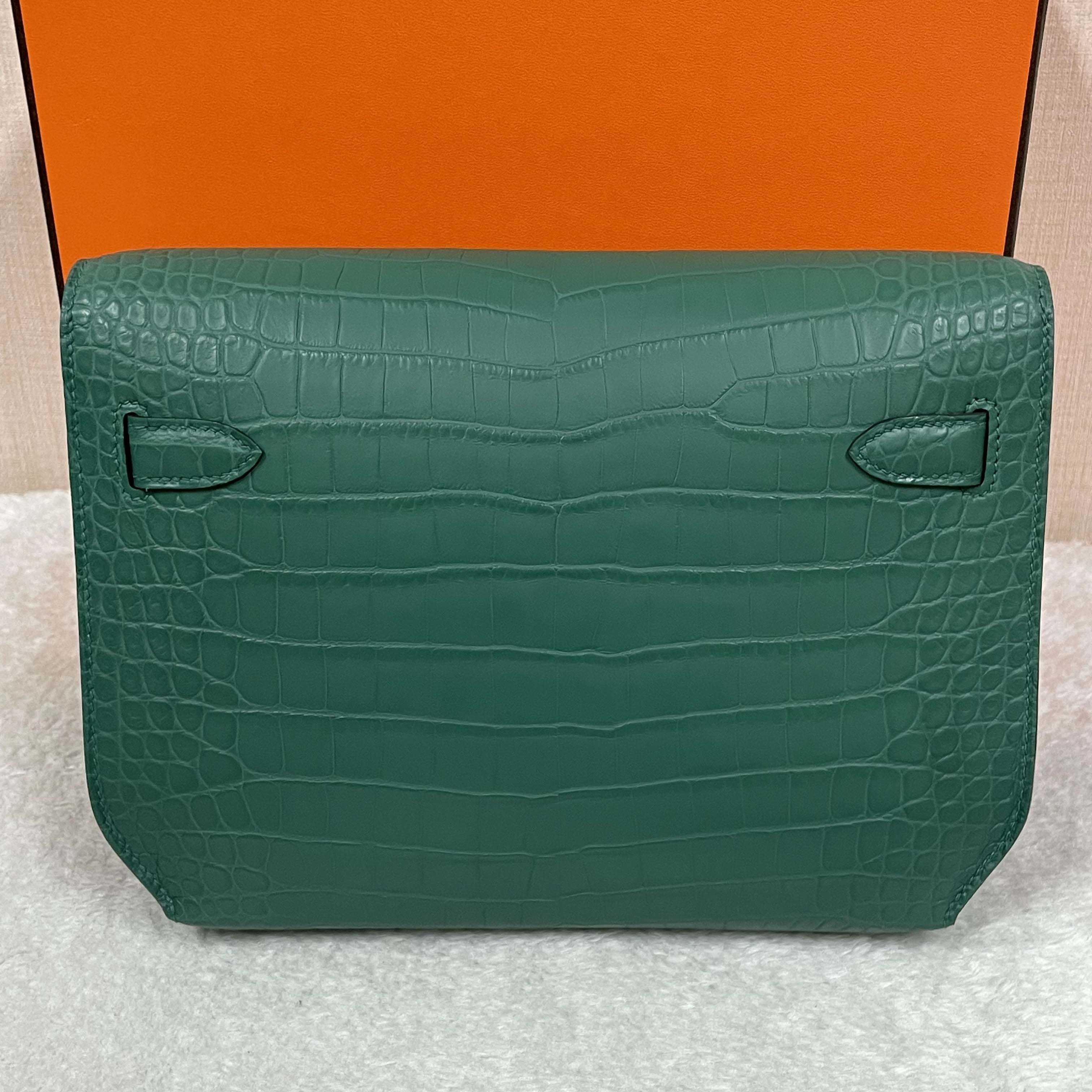 Hermes Kelly Depeche Malachite 25cm - DesignerGu
