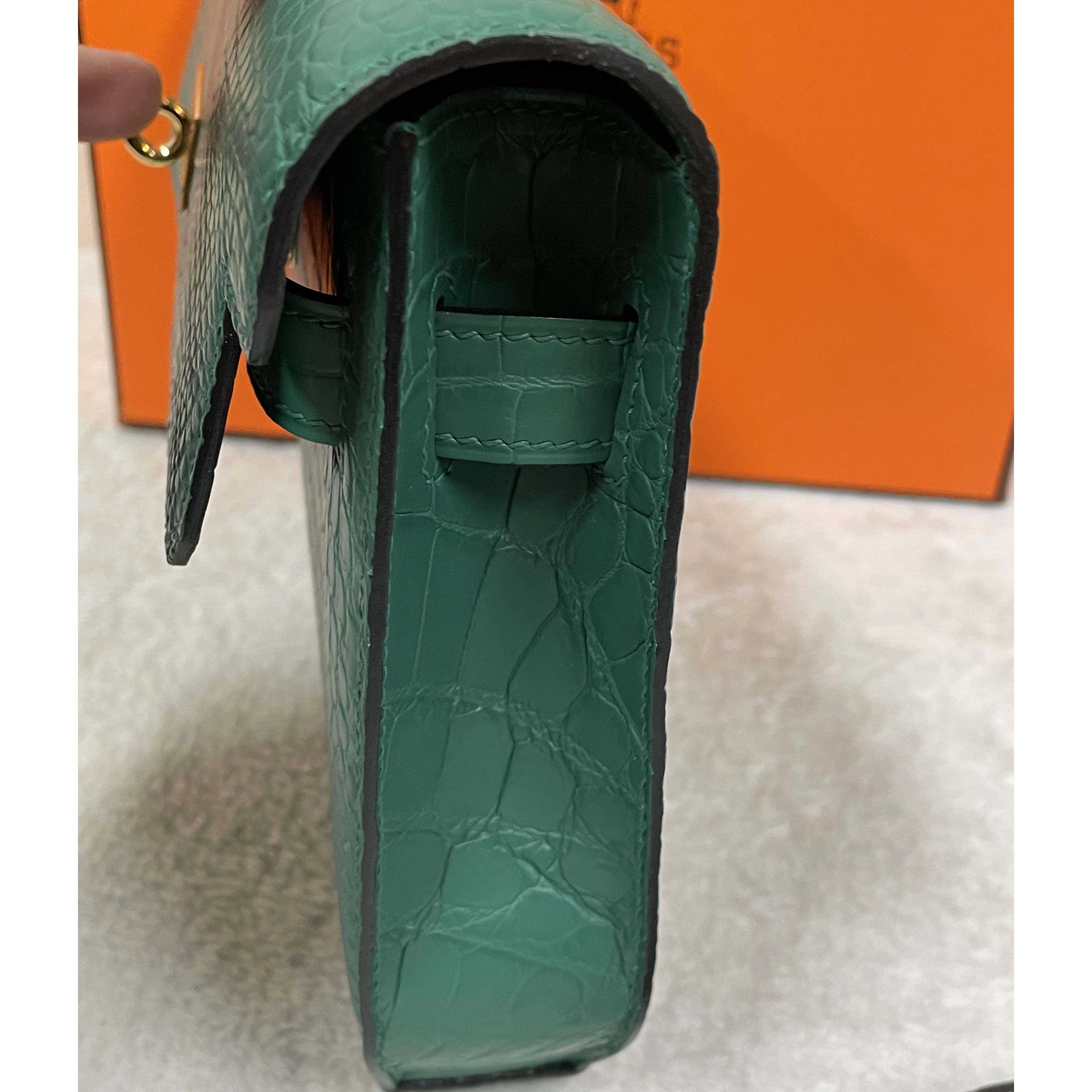 Hermes Kelly Depeche Malachite 25cm - DesignerGu