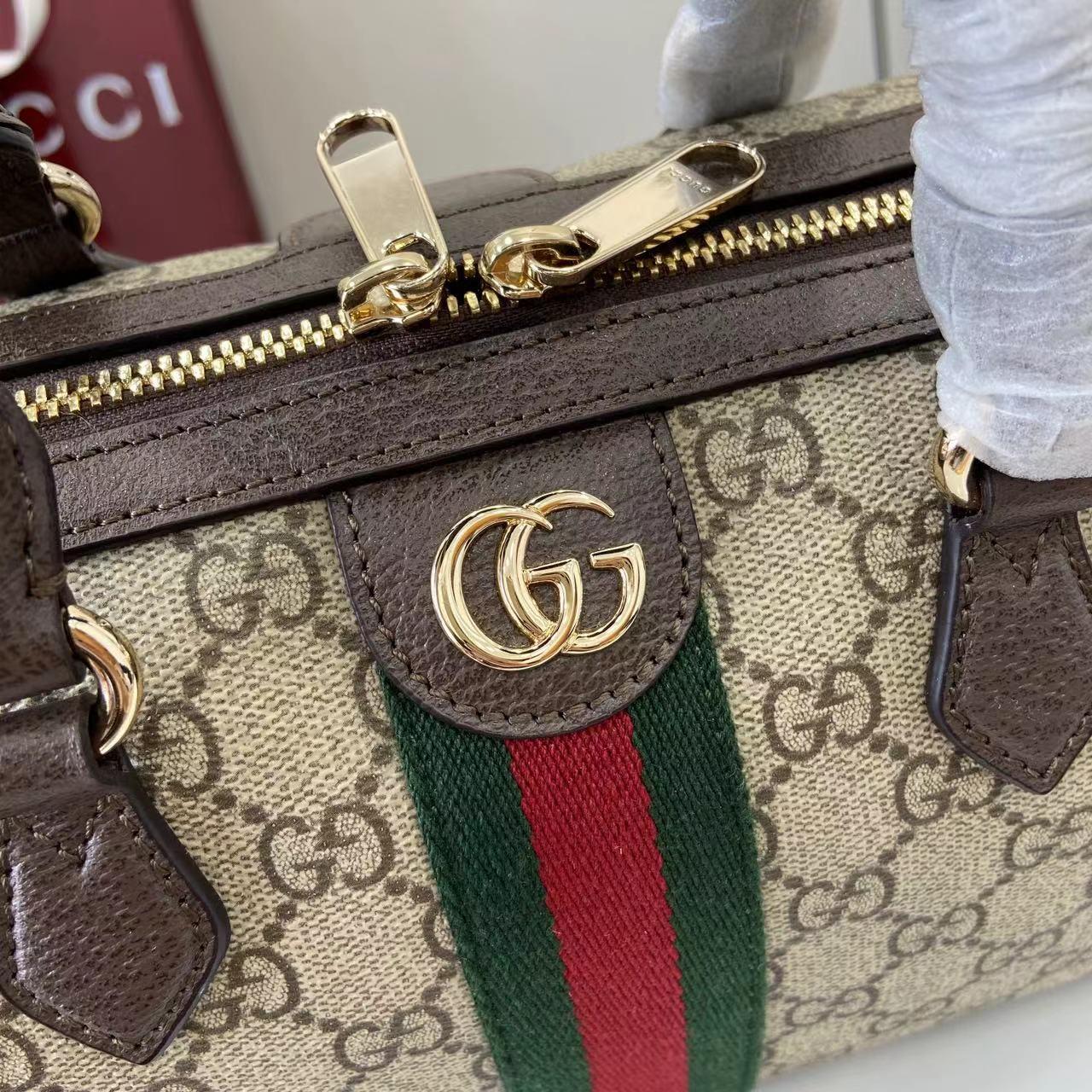 Gucci Ophidia Medium Boston Bag - DesignerGu