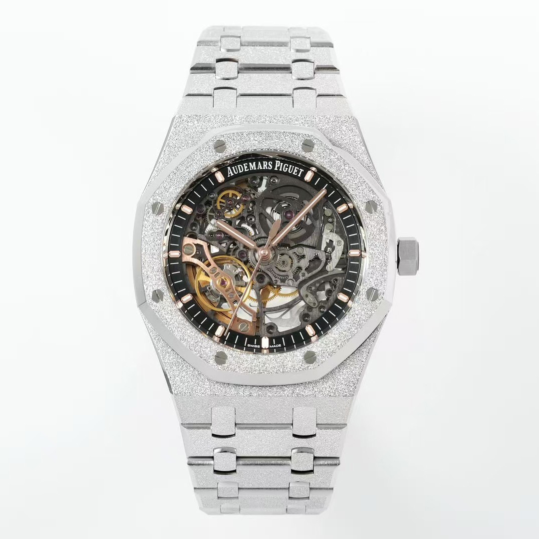 Audemars Piguet Royal Oak Double Balance Wheel Frosted Gold - DesignerGu