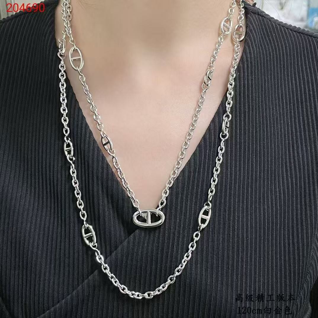 Hermes Necklace  1.2cm - DesignerGu