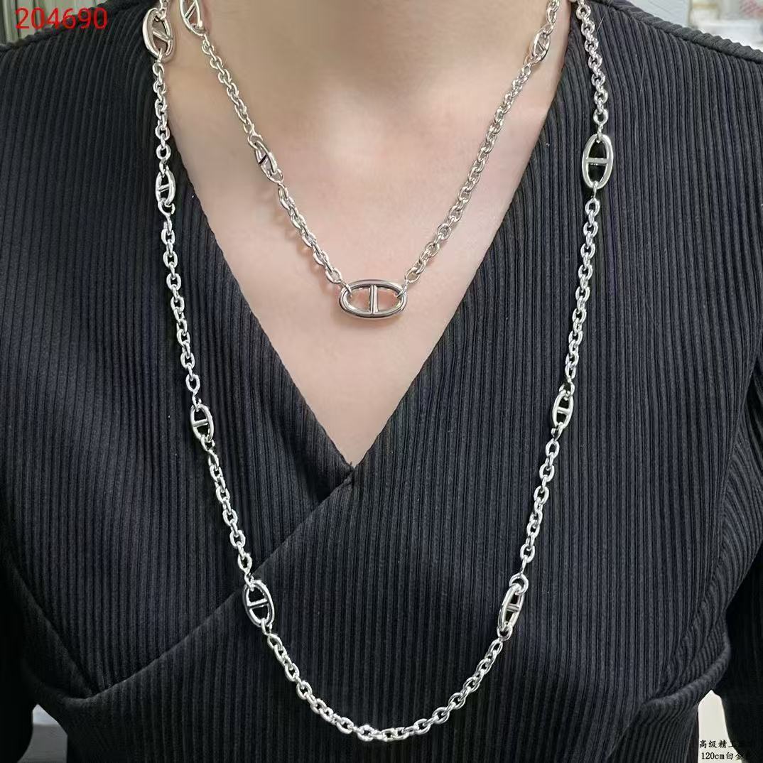 Hermes Necklace  1.2cm - DesignerGu