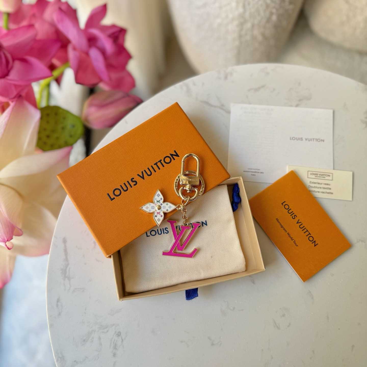 Louis Vuitton LV x TM LV Iconic Monogram Multicolor Key Holder   M02466 - DesignerGu