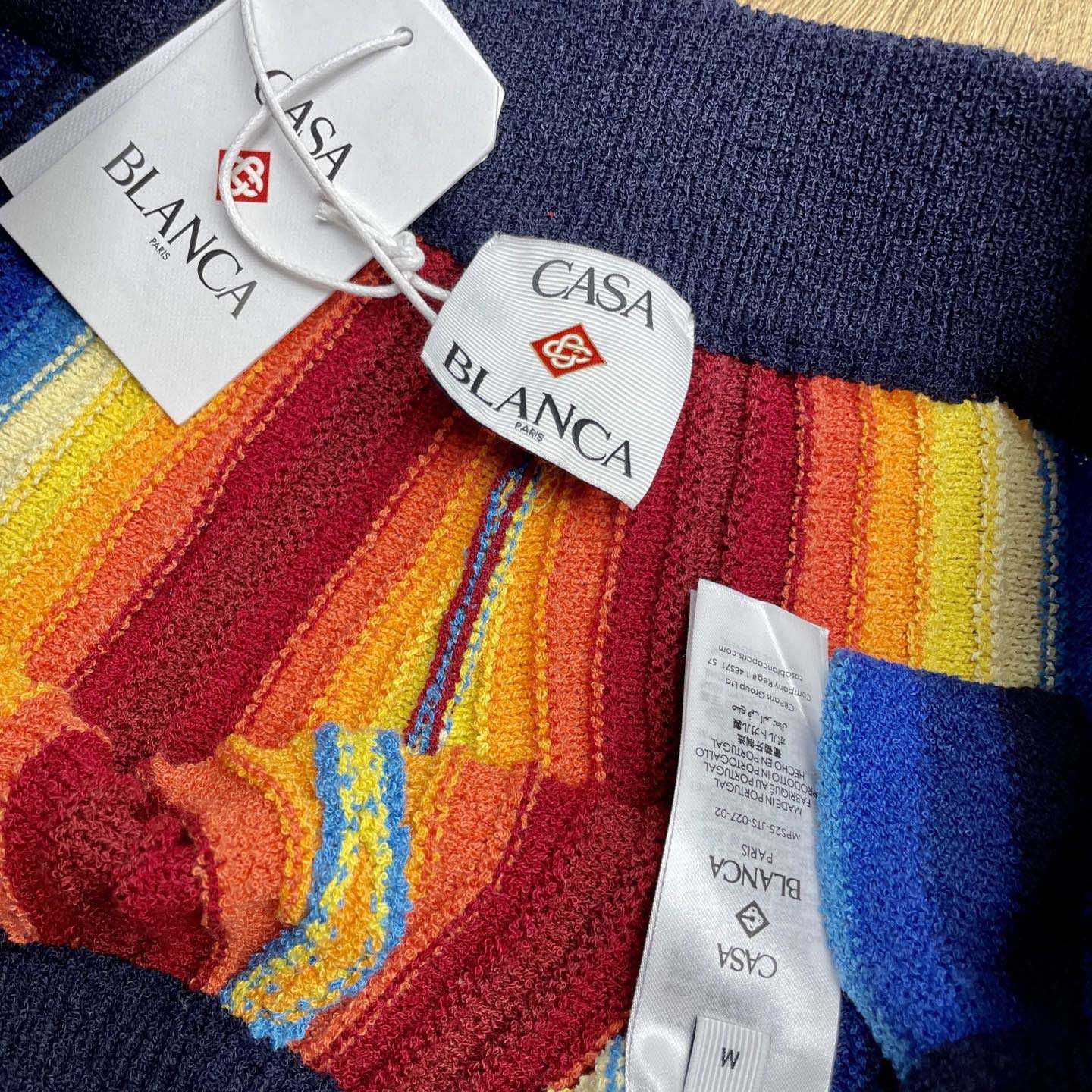 Casablanca Gradient Stripe Towelling Shorts Z6006 - DesignerGu