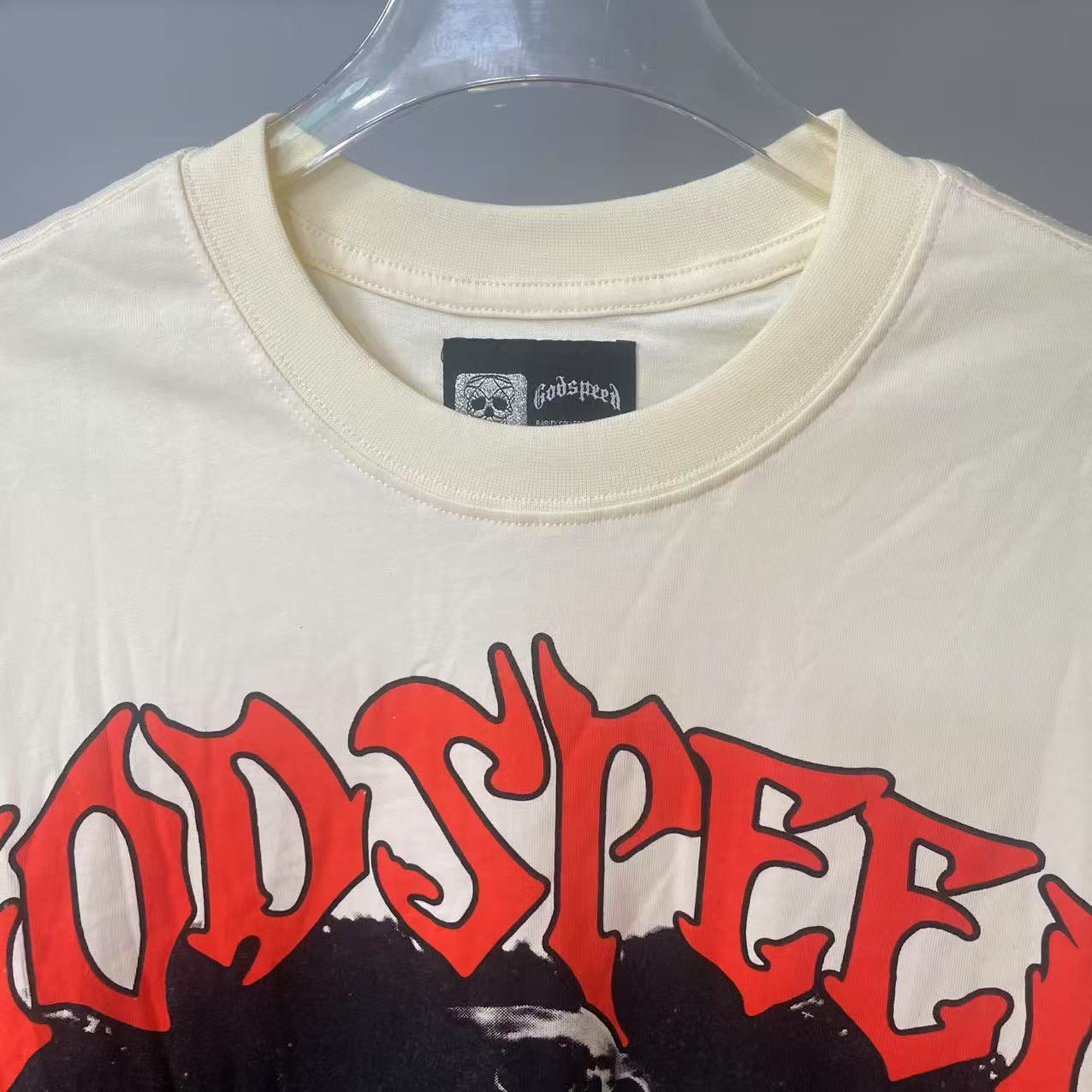 Godspeed Sea Sick T-shirt Bone Hombre - DesignerGu