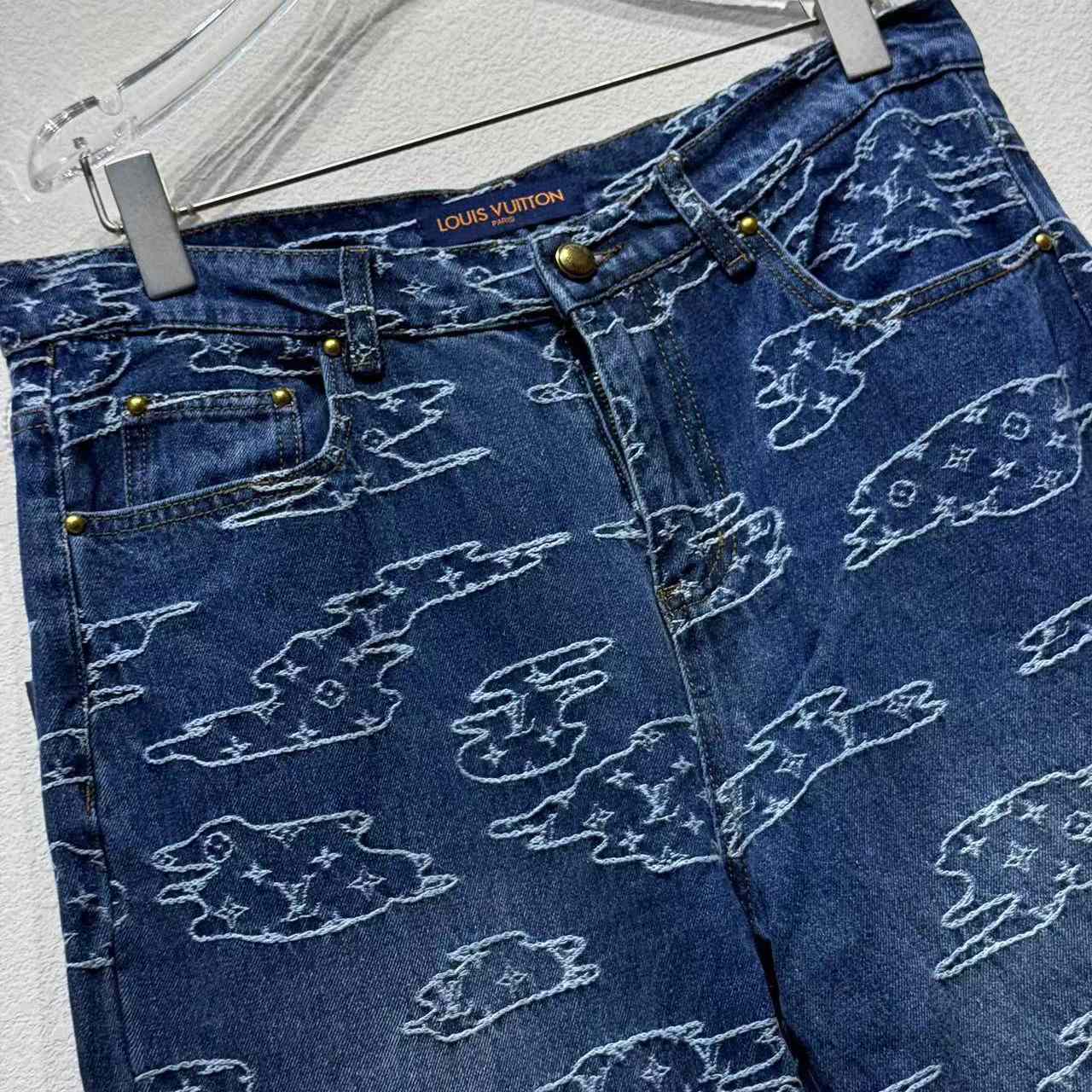 Louis Vuitton Monogram Jeans - DesignerGu