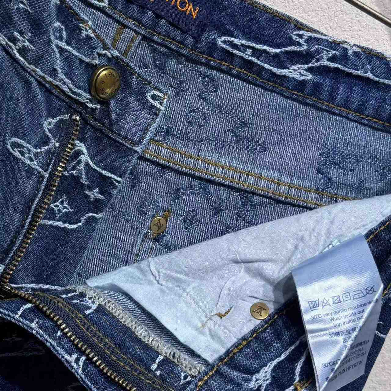 Louis Vuitton Monogram Jeans - DesignerGu