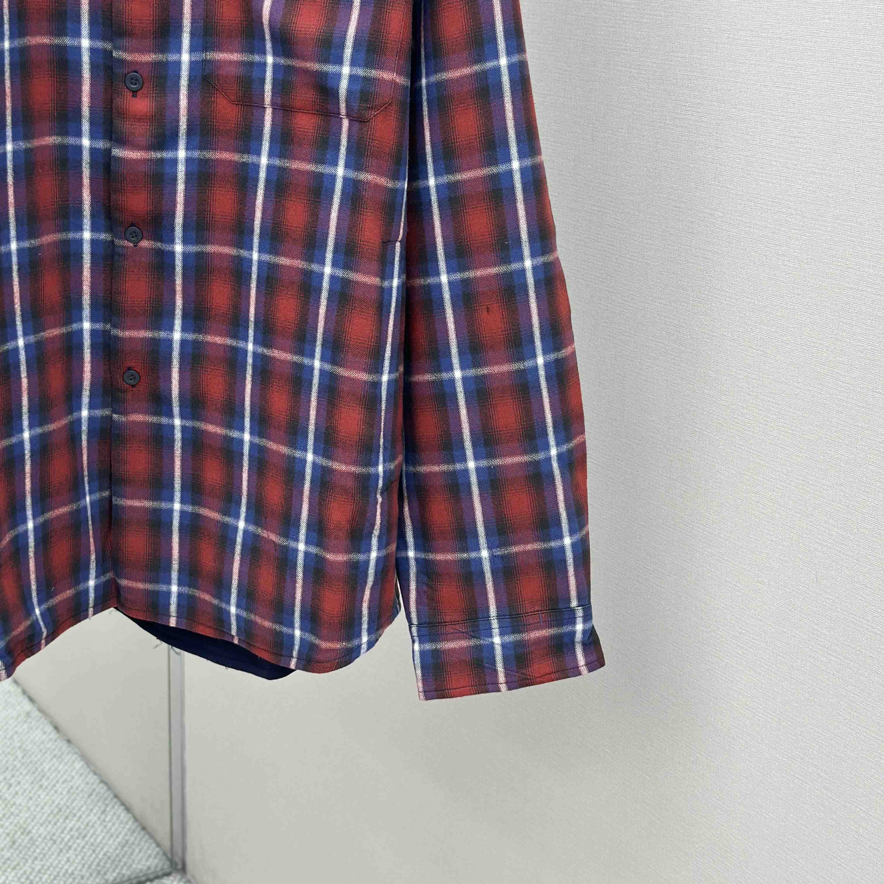 Balenciaga Check-print Lined Shirt - DesignerGu