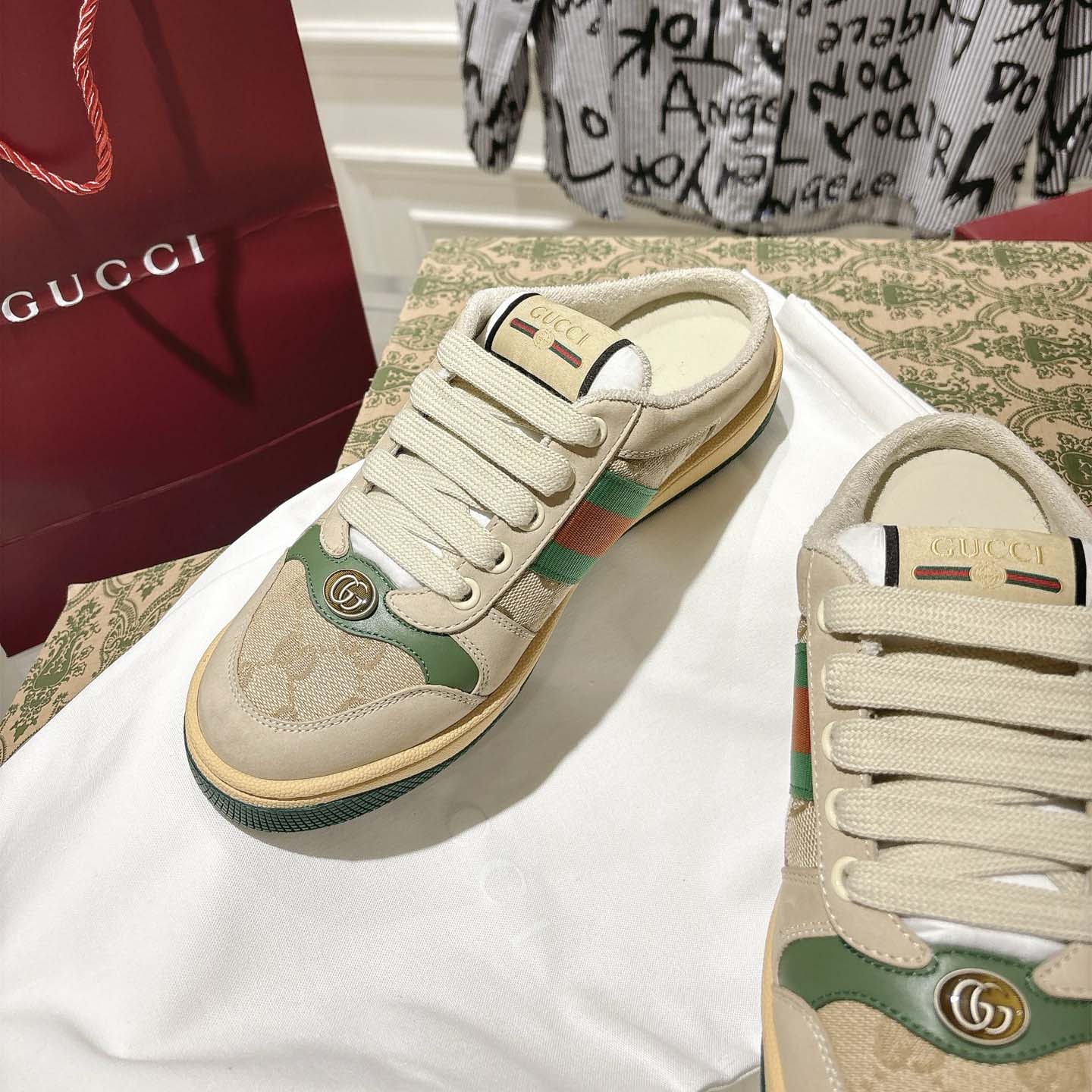 Gucci  Screener Mule - DesignerGu
