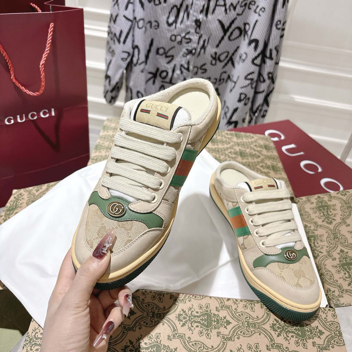 Gucci  Screener Mule - DesignerGu