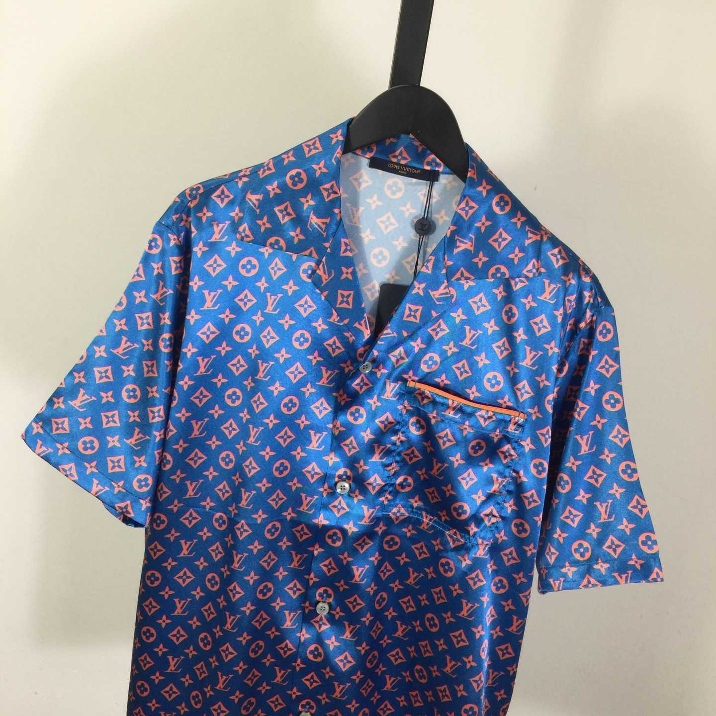 Louis Vuitton Monogram Short-Sleeved Shirt    - DesignerGu