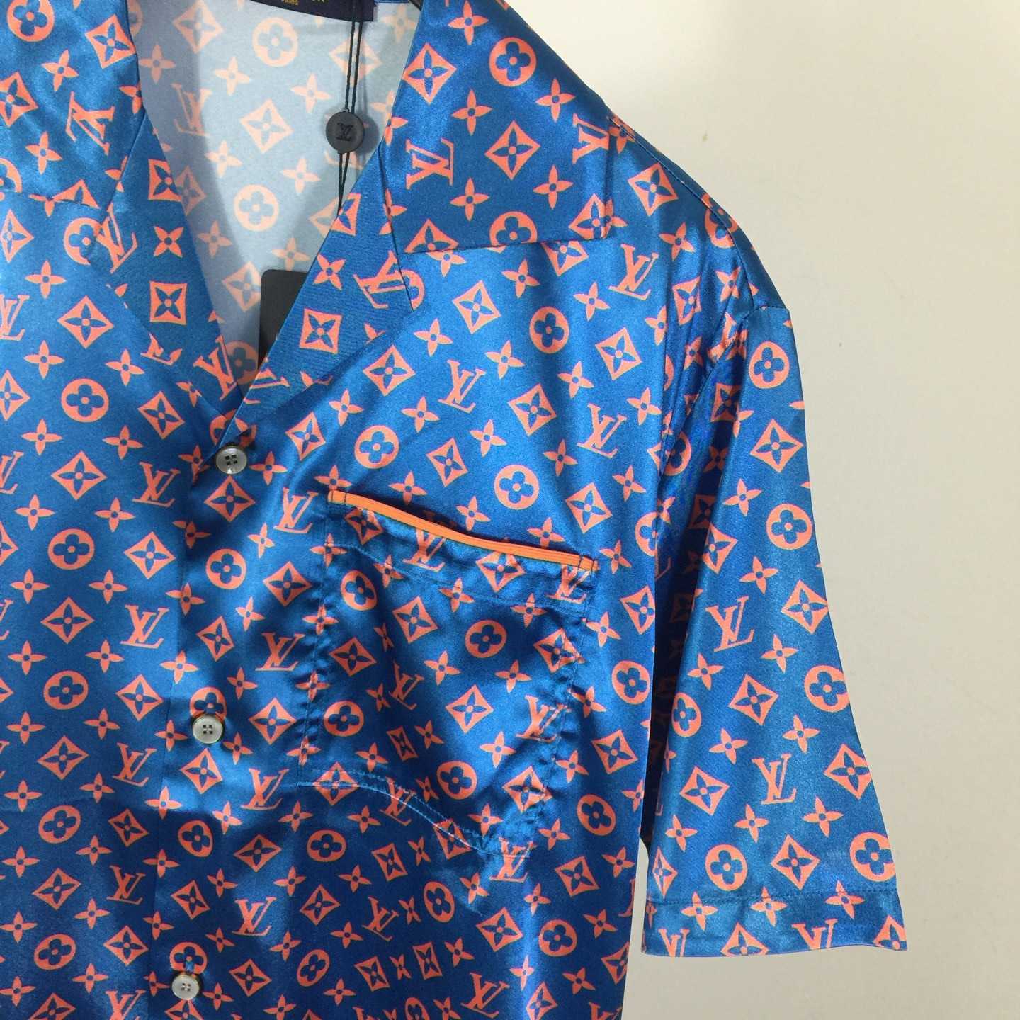 Louis Vuitton Monogram Short-Sleeved Shirt    - DesignerGu