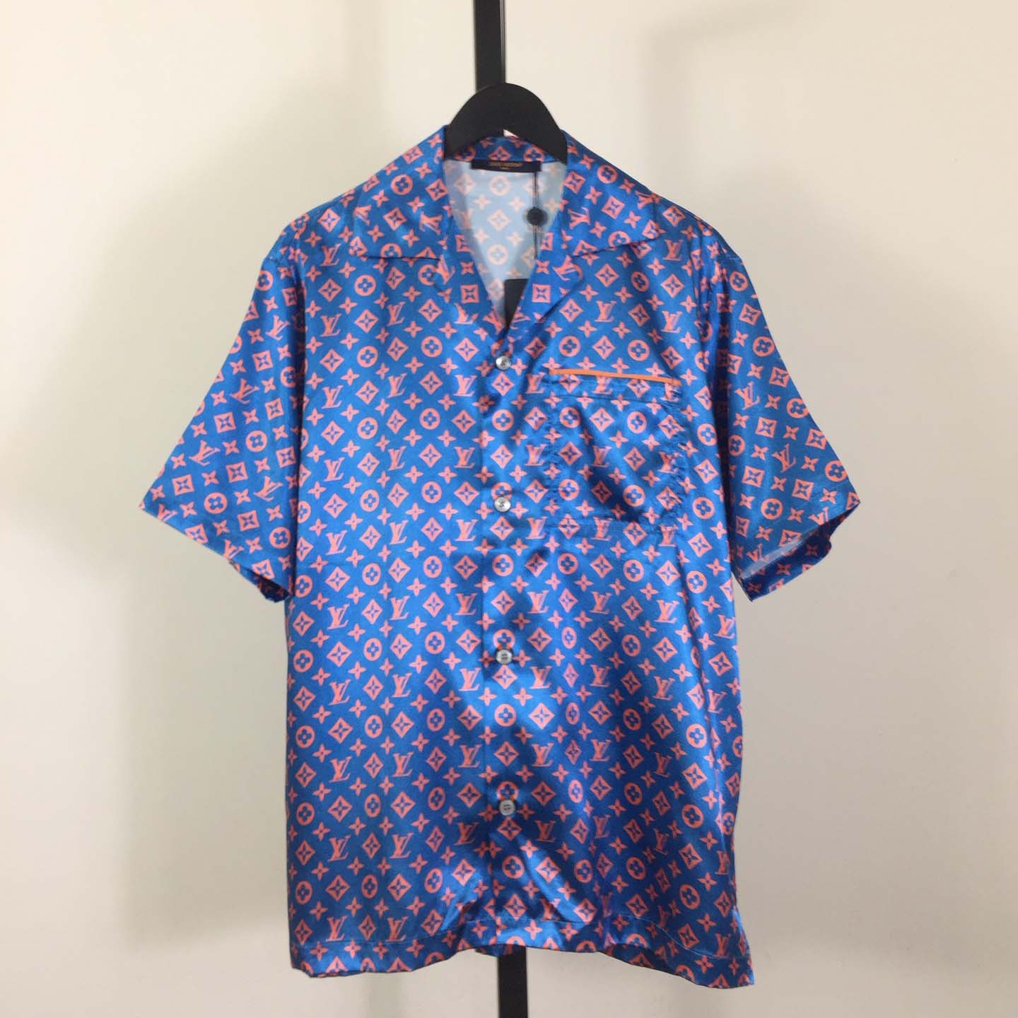 Louis Vuitton Monogram Short-Sleeved Shirt    - DesignerGu