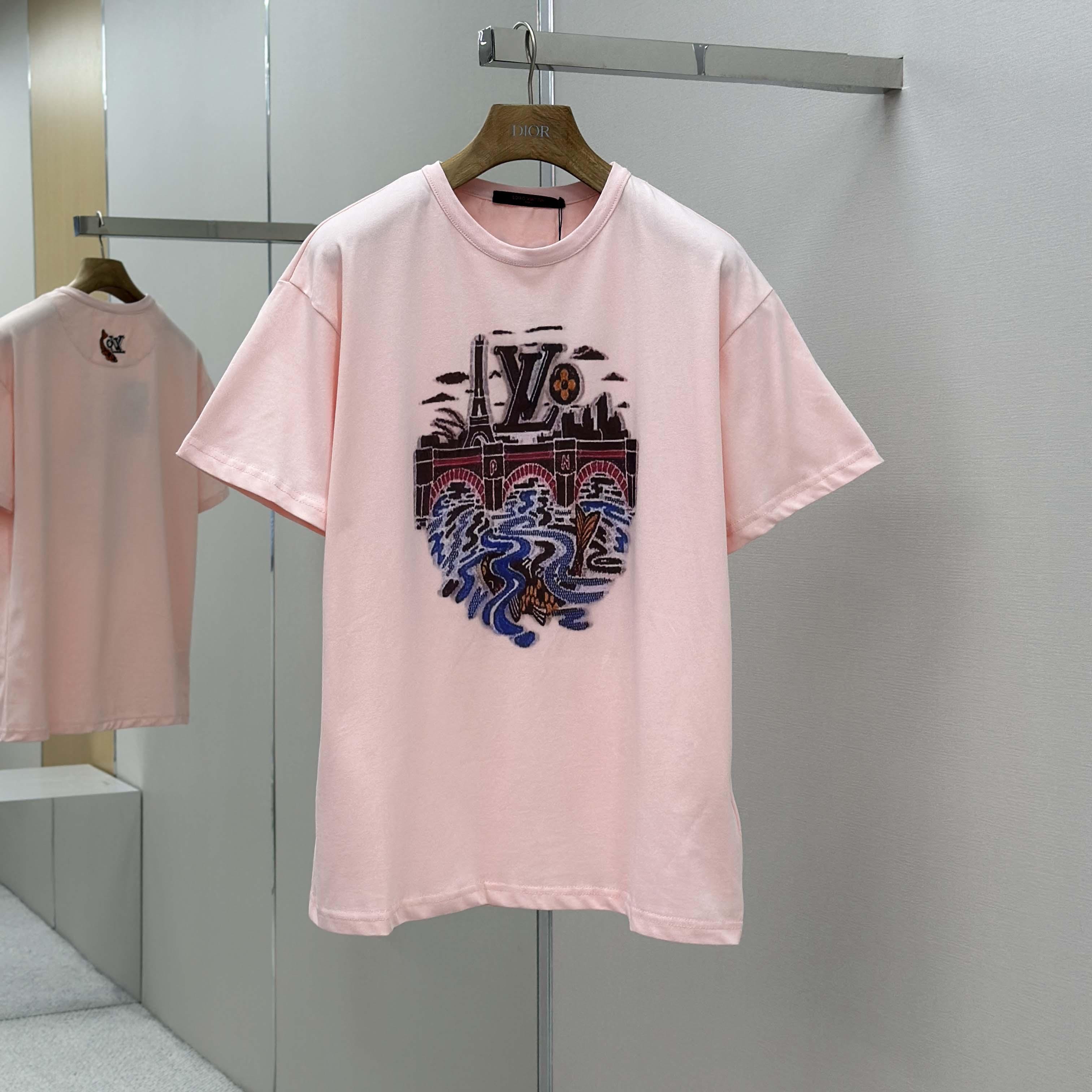 Louis Vuitton Graphic T-Shirt   1AIMMQ - DesignerGu