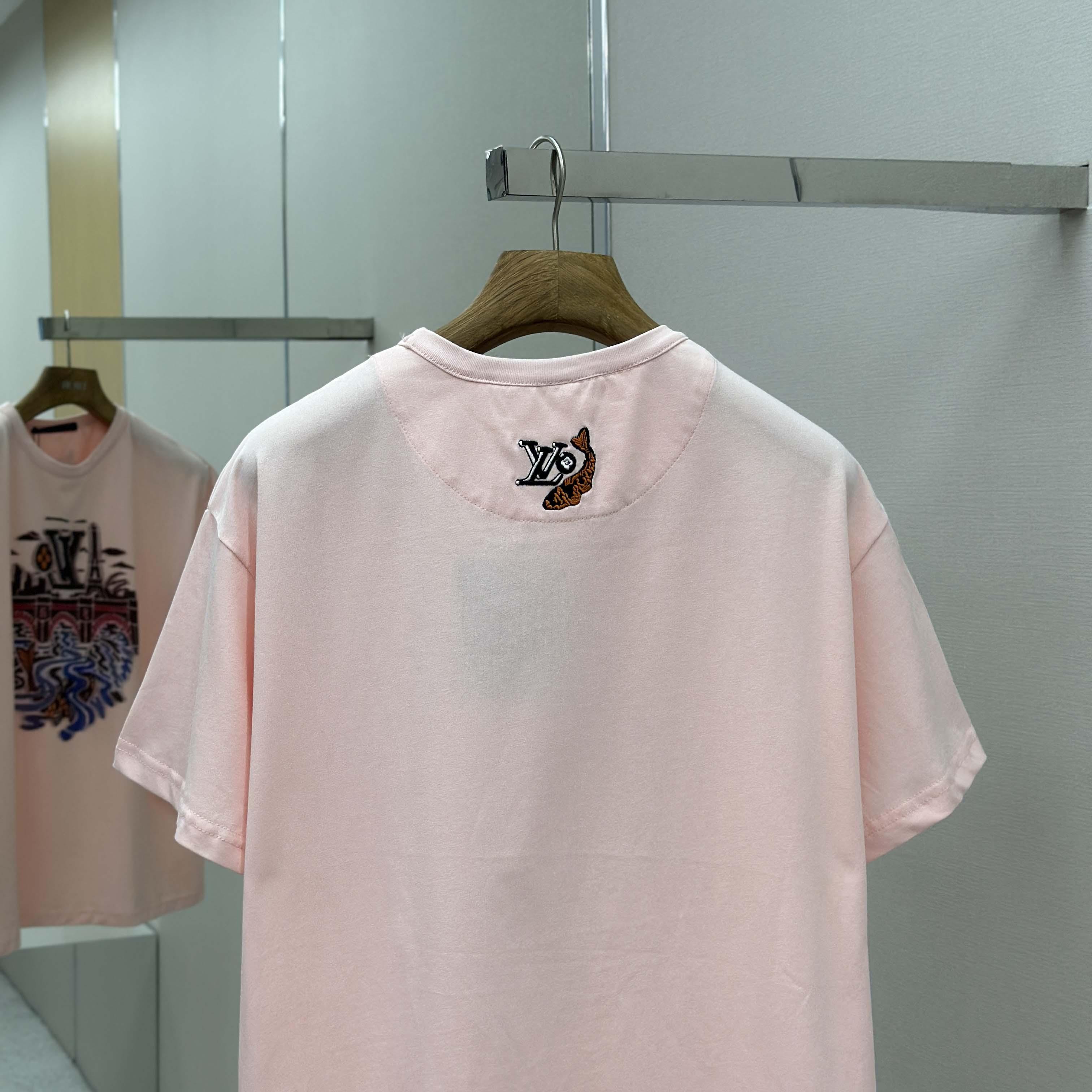Louis Vuitton Graphic T-Shirt   1AIMMQ - DesignerGu