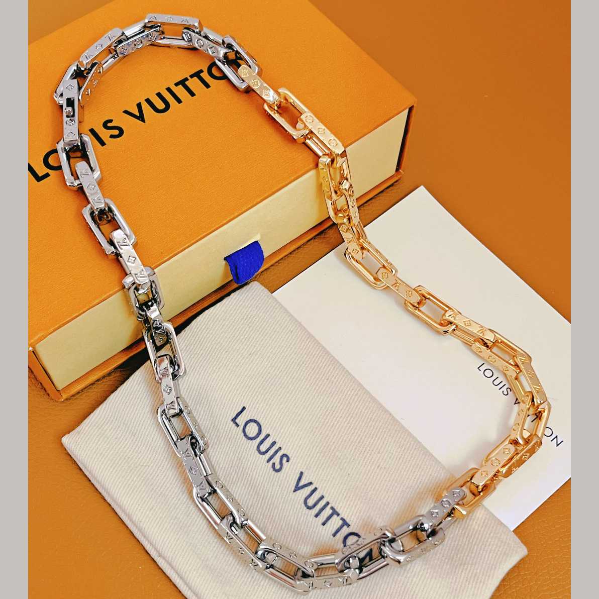 Louis Vuitton Monogram Necklace - DesignerGu