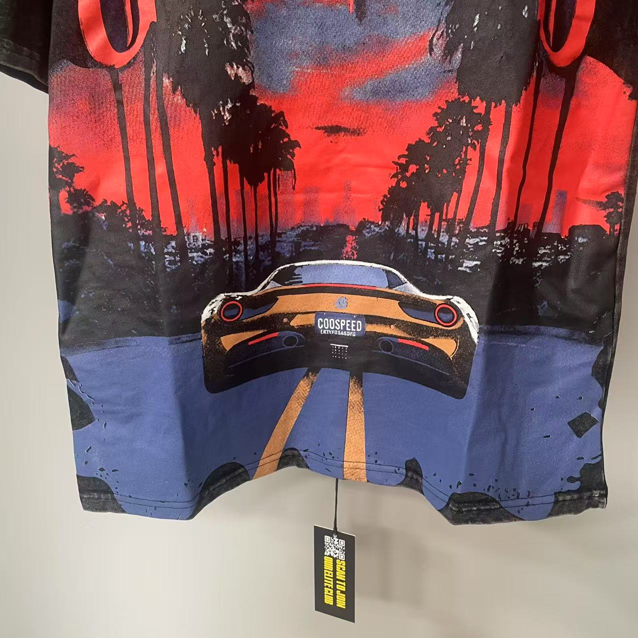 Godspeed Sunset BLVD Tee Grey - DesignerGu