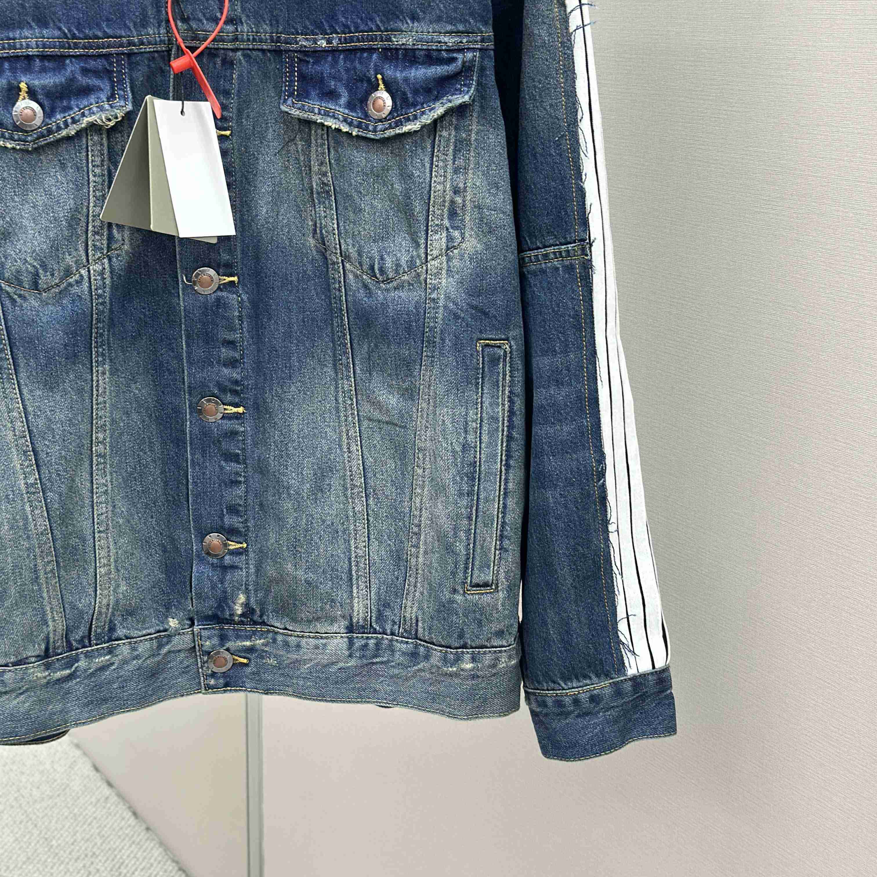 Balenciaga Cut-Up Tracksuit Jacket In Blue And Black Technical Fabric - DesignerGu