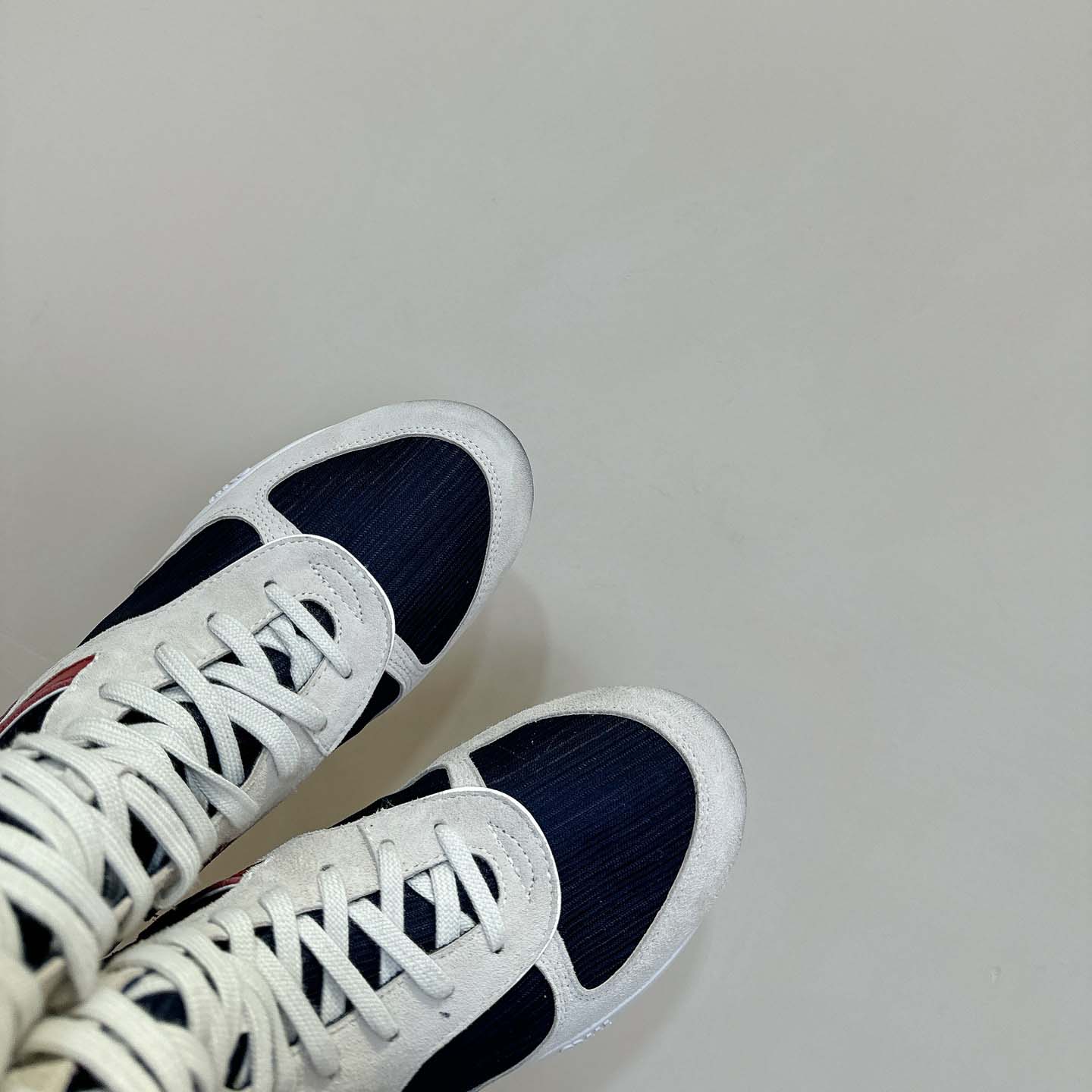 Miu Miu Gymnasium Technical Fabric And Suede Boxeur Boots - DesignerGu