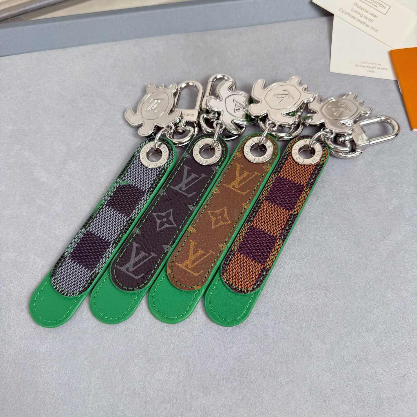 Louis Vuitton Dragonne Tab Key Holder and Bag Charm   M02564 - DesignerGu