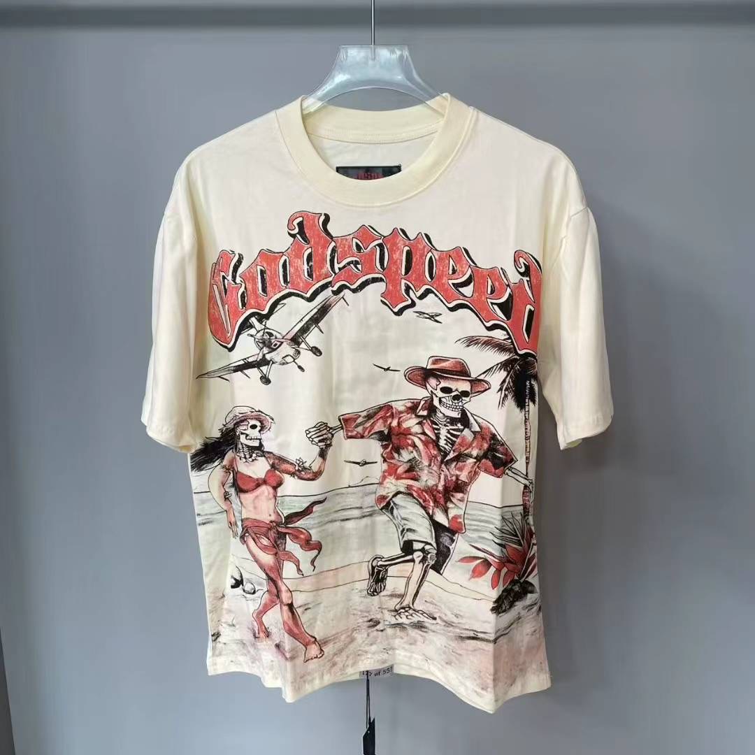 Godspeed Chasing Aloha Tee 'Bone' - DesignerGu