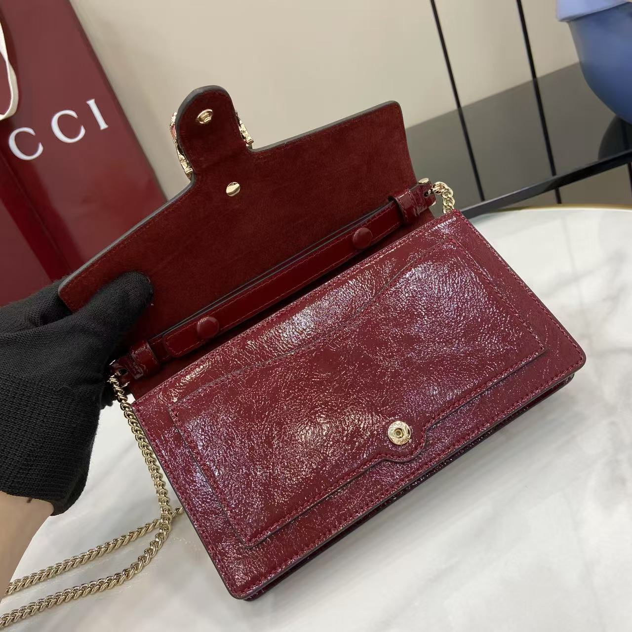 Gucci Dionysus Wallet On Chain - DesignerGu