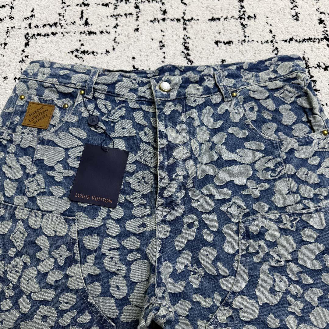 Louis Vuitton Jacquard Workwear Denim Pants   1AILS9 - DesignerGu
