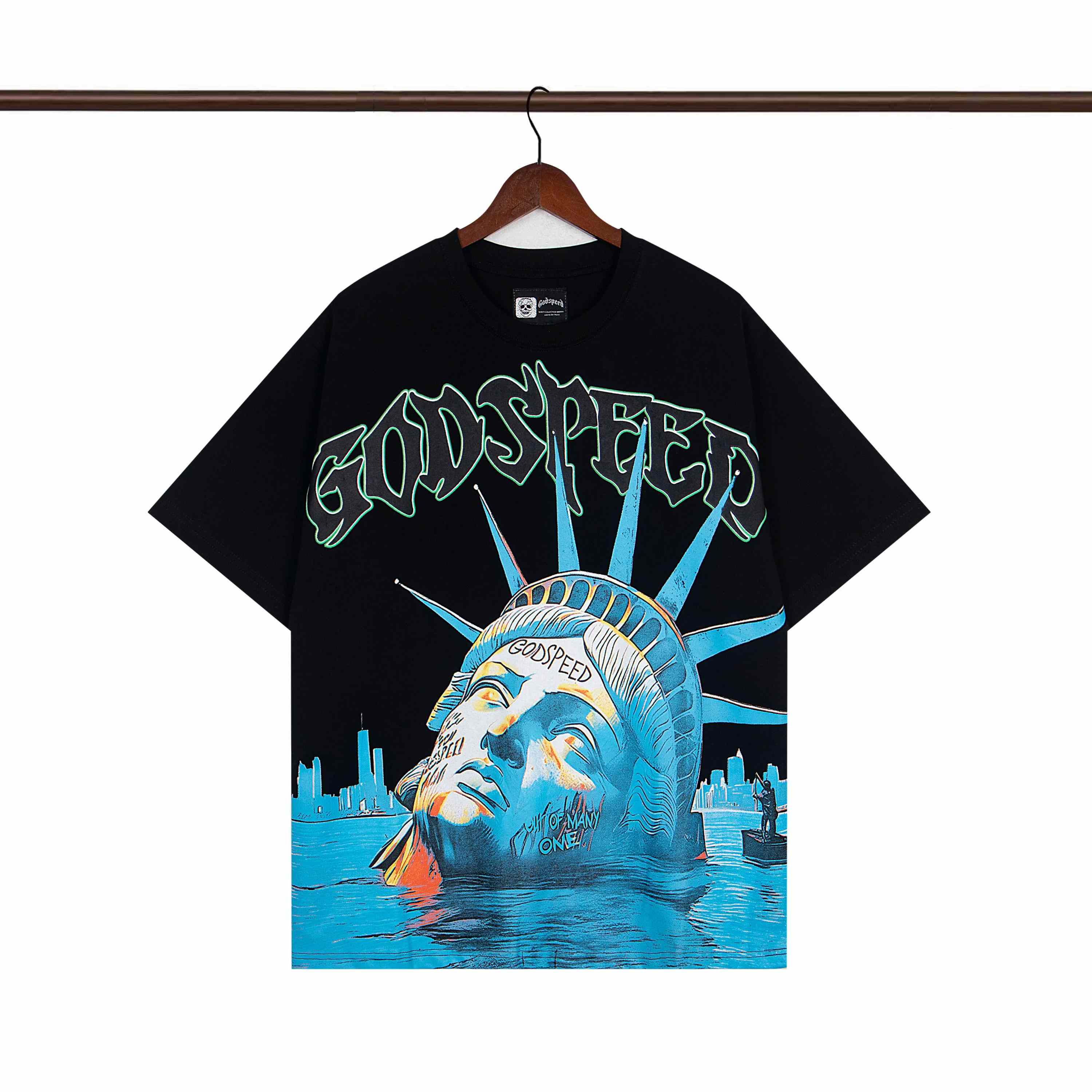 Godspeed Sunken Liberty Short Sleeve T-Shirt - DesignerGu