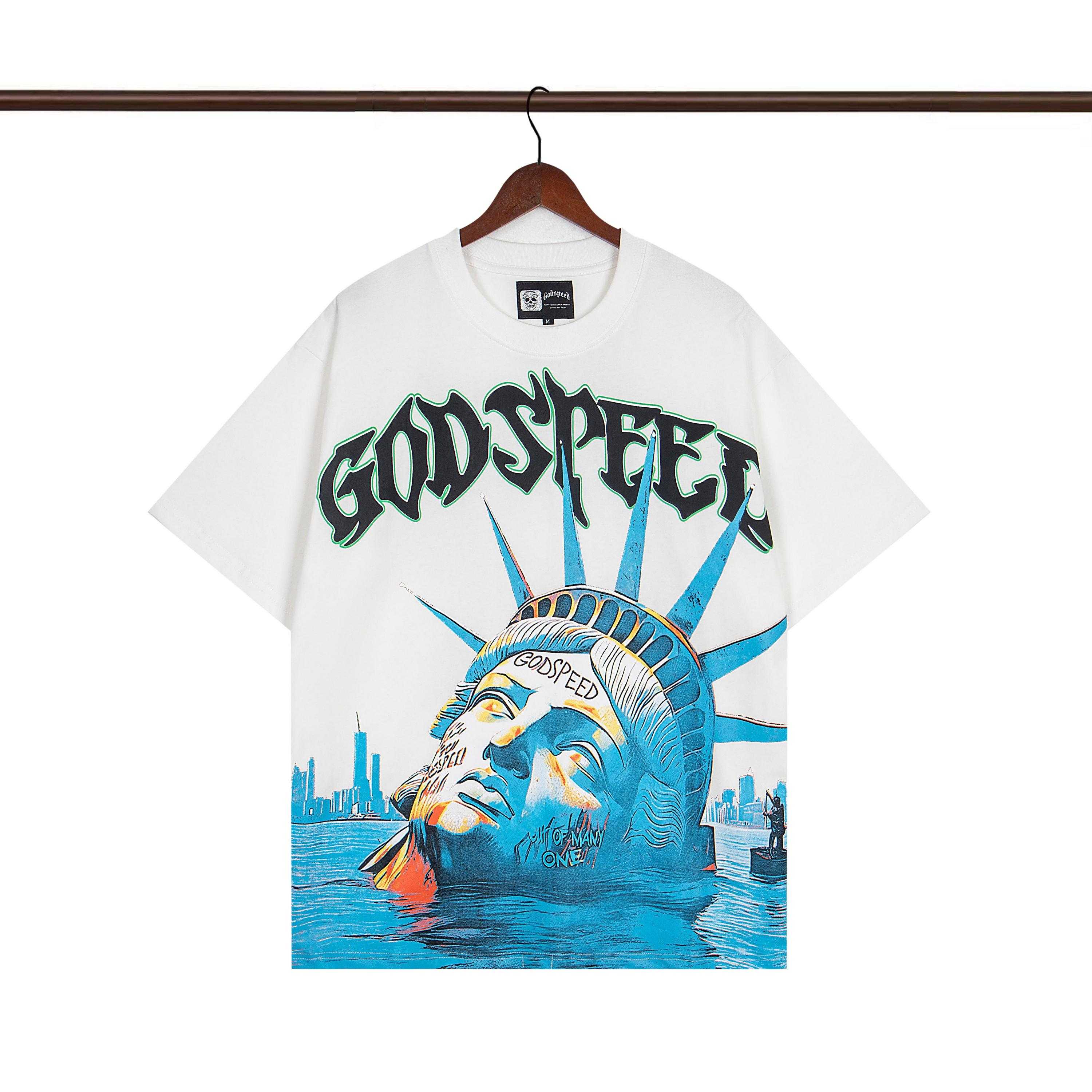 Godspeed Sunken Liberty Short Sleeve T-Shirt - DesignerGu