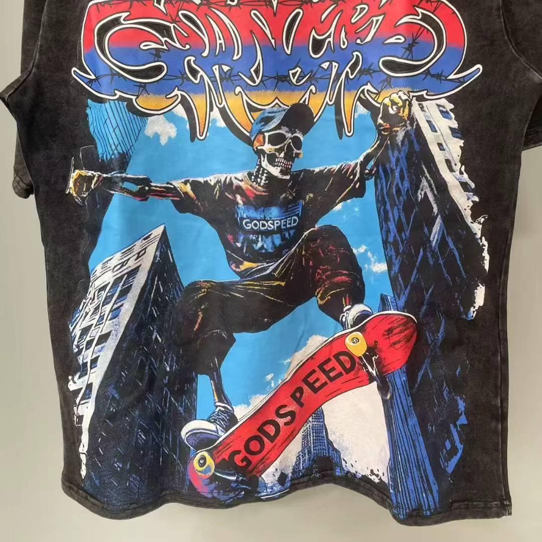 Godspeed Ollie T-shirt Grey  - DesignerGu