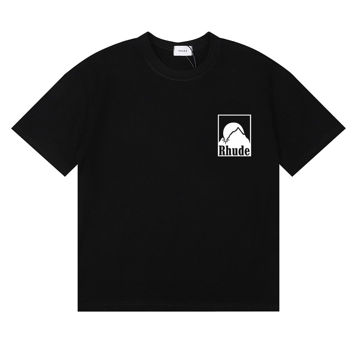Rhude Off- Moonlight Badge T-Shirt - DesignerGu