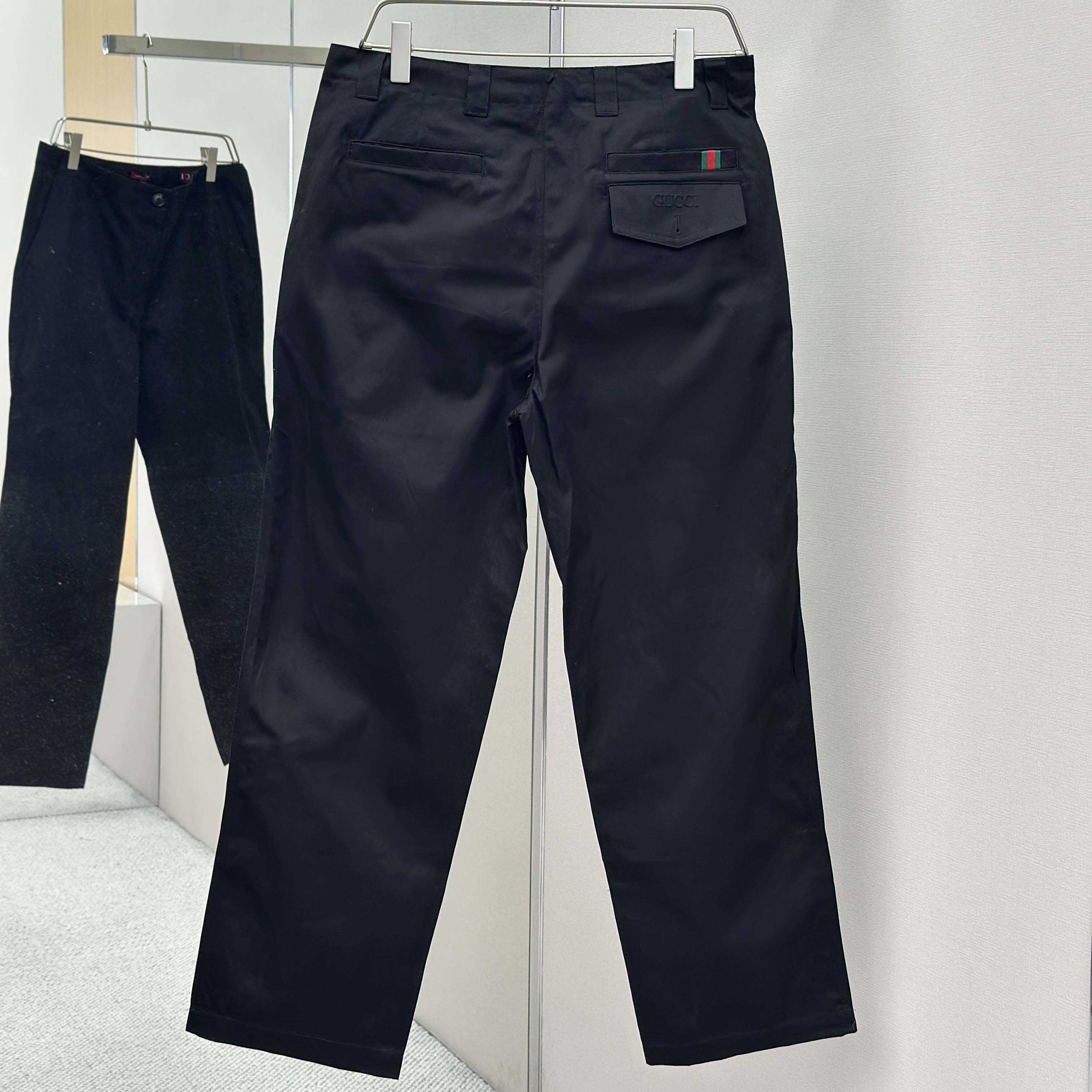 Gucci Cotton Pant With Web Detail - DesignerGu