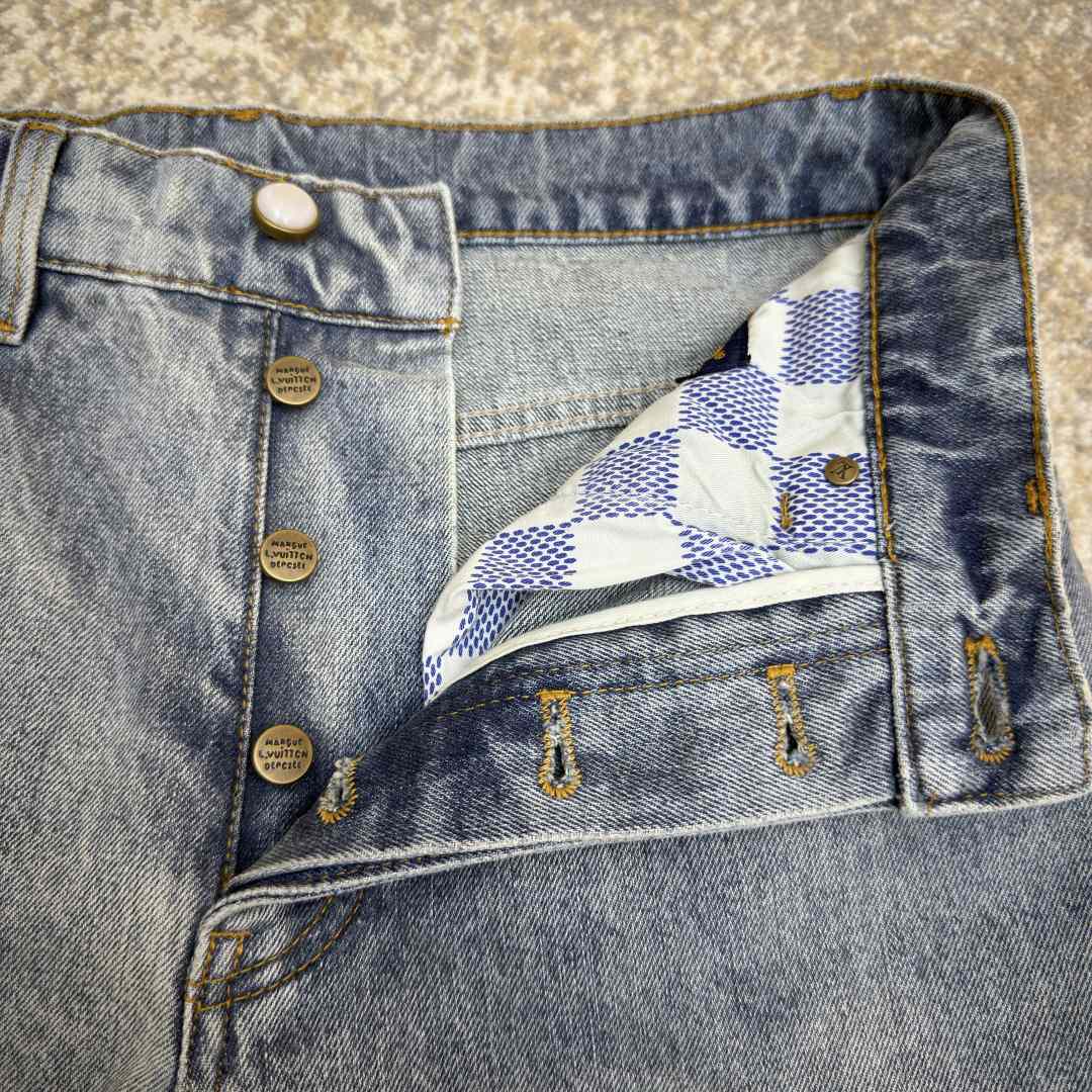 Louis Vuitton Slim Fit Denim Pants   1AGIXW - DesignerGu
