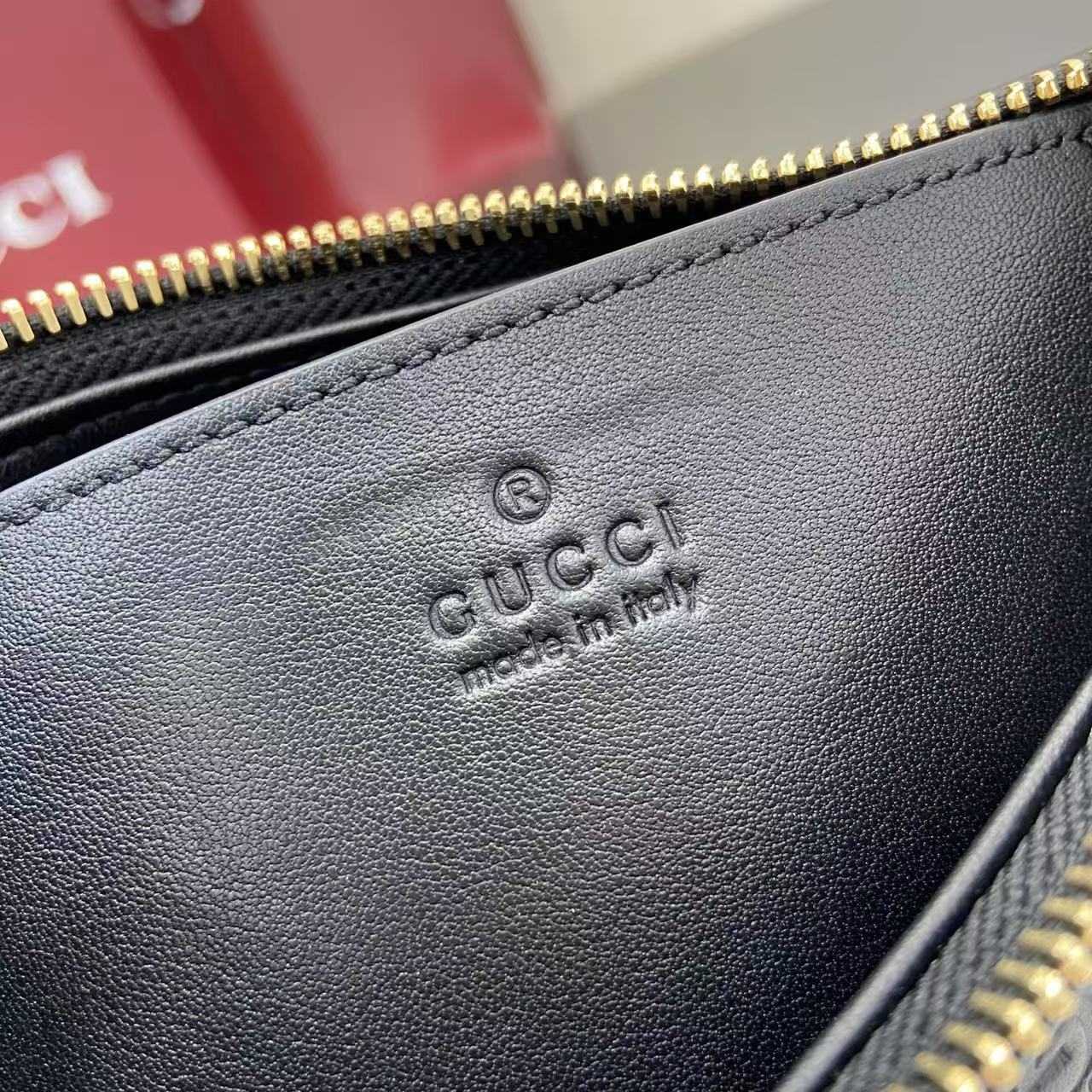 Gucci GG Emblem Small Shoulder Bag - DesignerGu