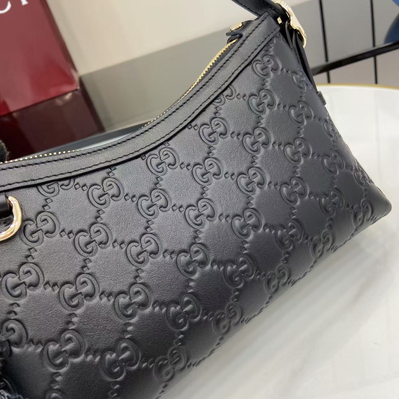 Gucci GG Emblem Small Shoulder Bag - DesignerGu