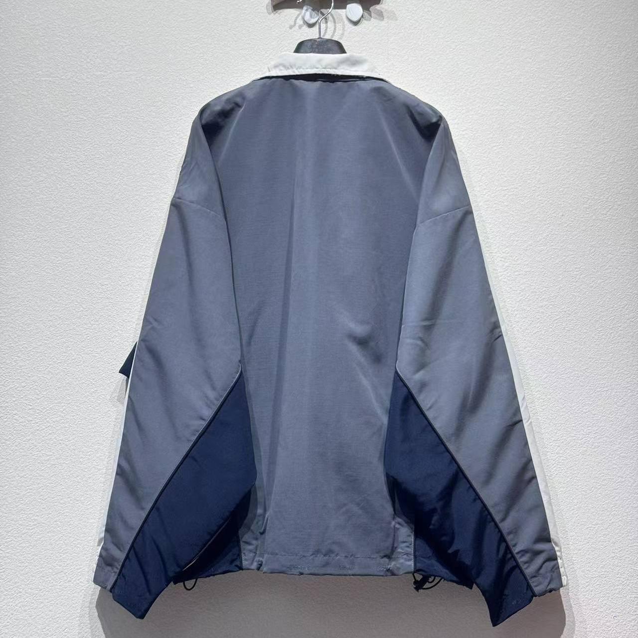 Balenciaga 50/50 Tracksuit Jacket In White And Grey - DesignerGu