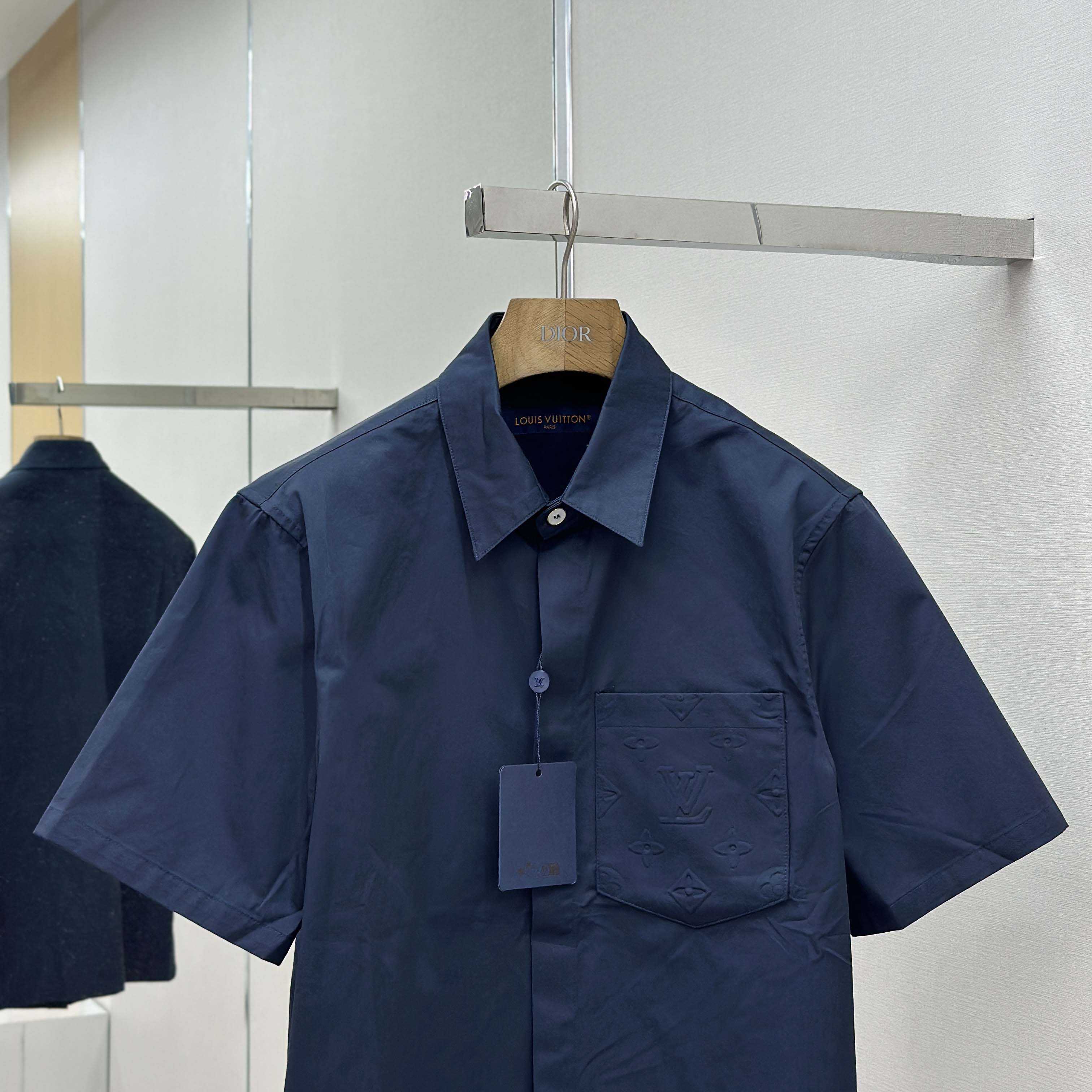 Louis Vuitton Monogram Pocket Short-Sleeved Shirt    - DesignerGu