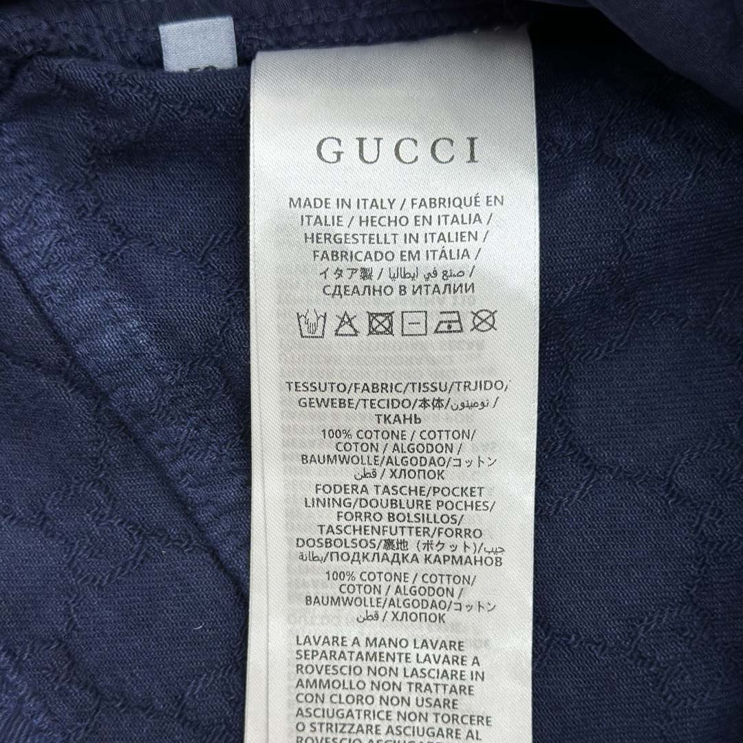 Gucci Bleached GG Cotton Denim Jacquard Pant - DesignerGu