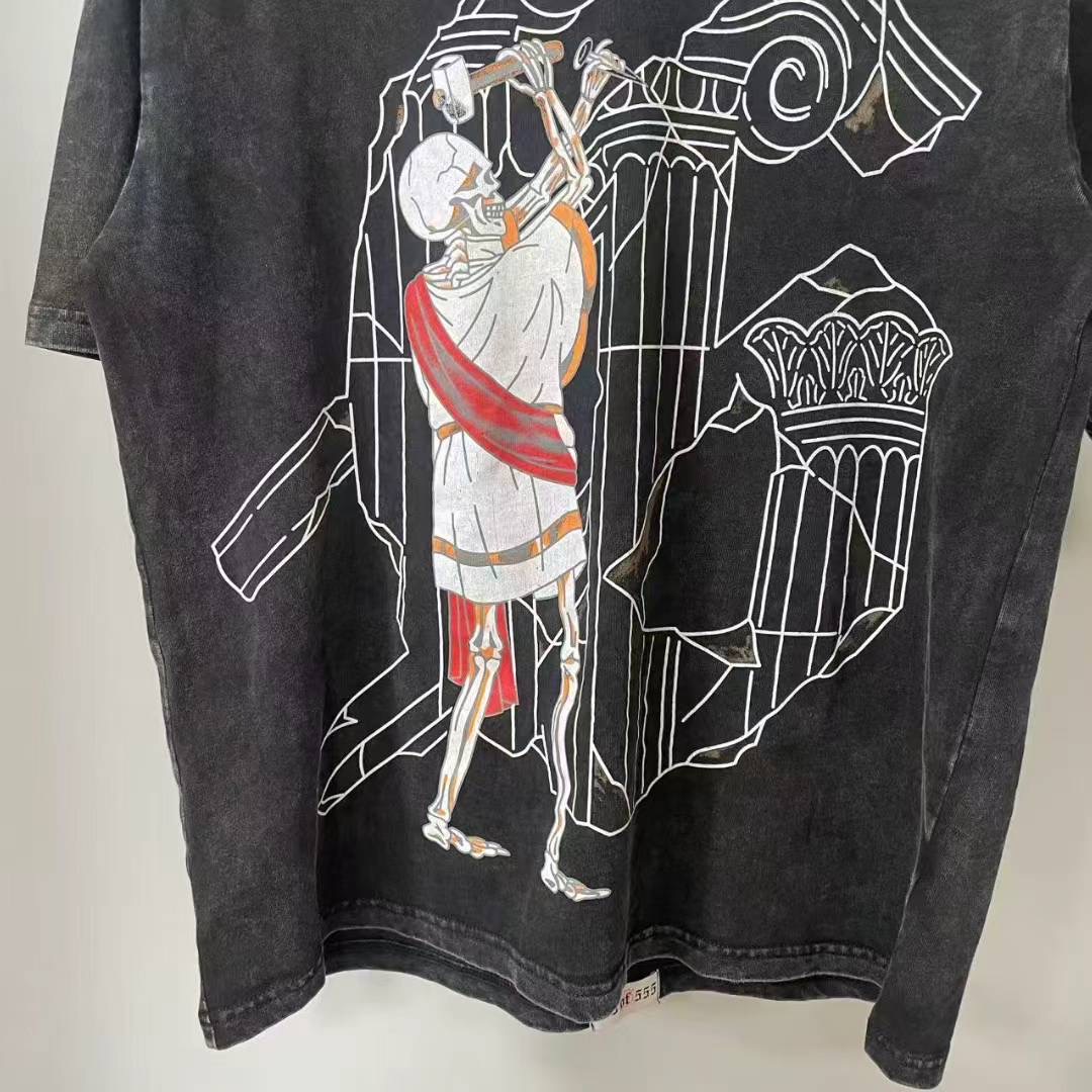 Godspeed Mens Etched in Glory Crew Neck T-Shirt Black - DesignerGu