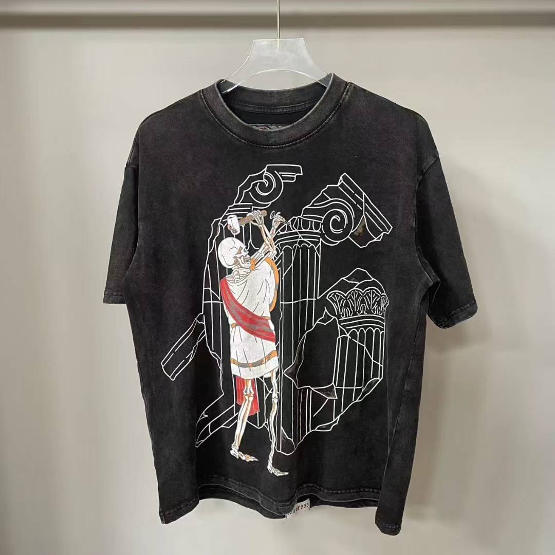 Godspeed Mens Etched in Glory Crew Neck T-Shirt Black - DesignerGu